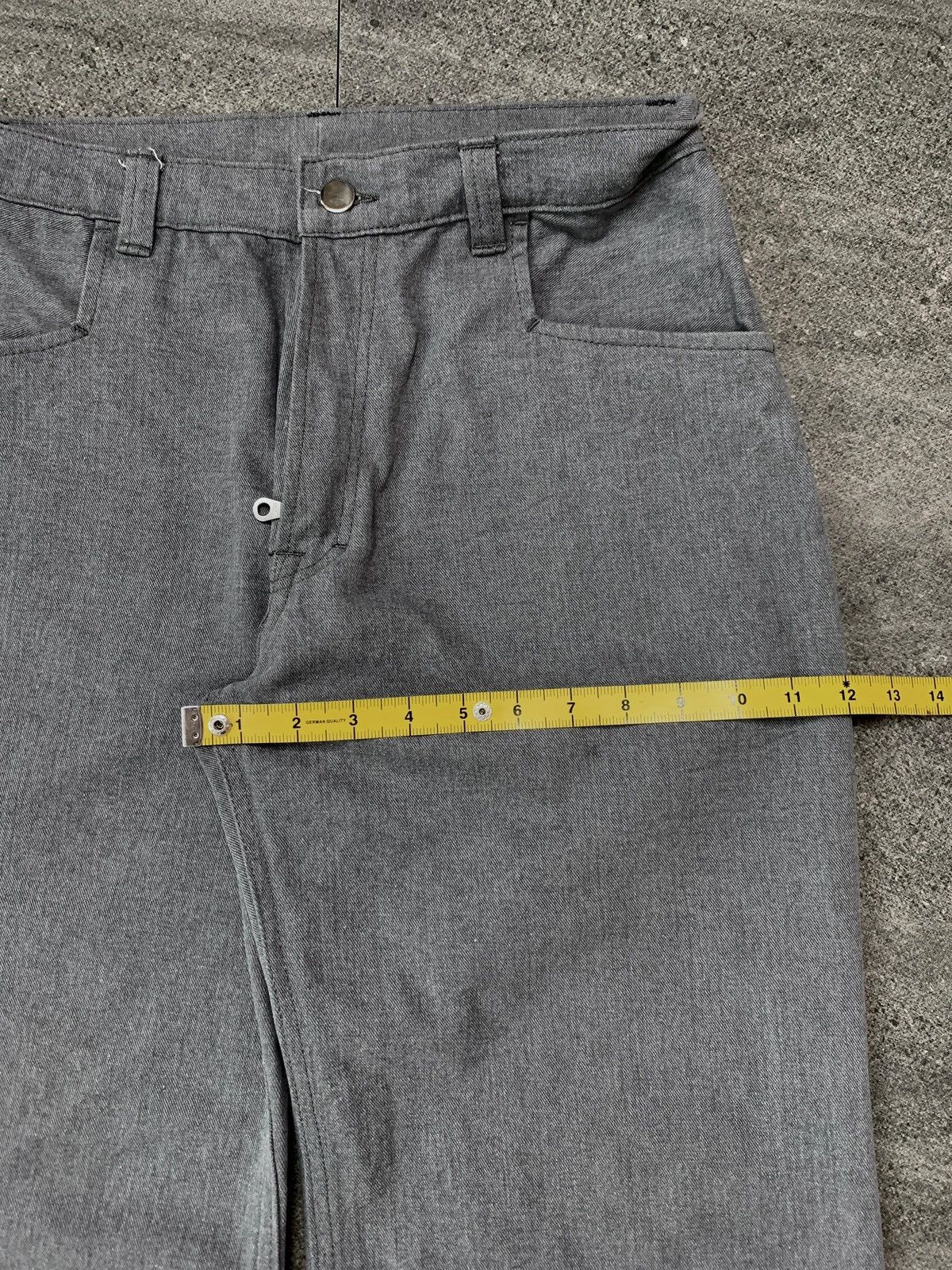 Handmade “FREE IMPORT TAX” Wideleg Semi Flared Denim Jeans Size US 31 - 11 Thumbnail