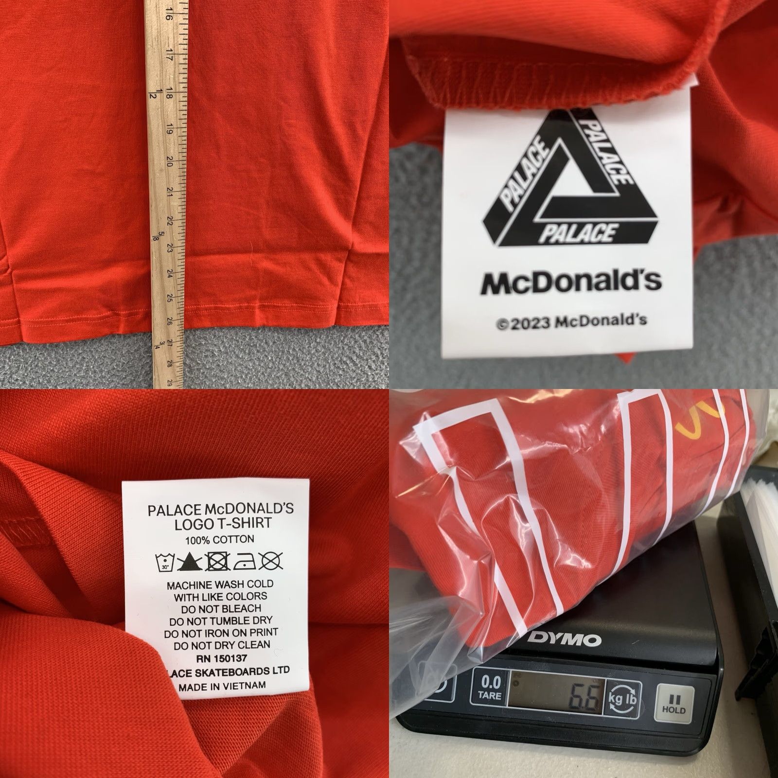Palace Palace x McDonald’s Sign T-shirt Men Red Small Skateboarding Streetwear Outdoors Shirt Size US S / EU 44-46 / 1 - 8 Thumbnail
