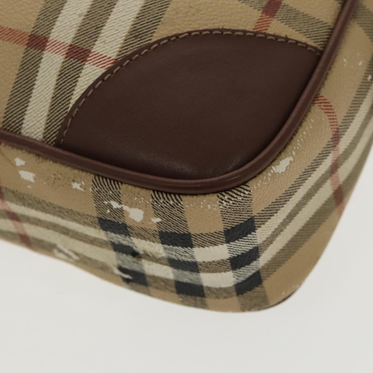 Burberry Burberry Nova Check Hand Bag Pvc Beige Gold Size ONE SIZE - 15 Thumbnail