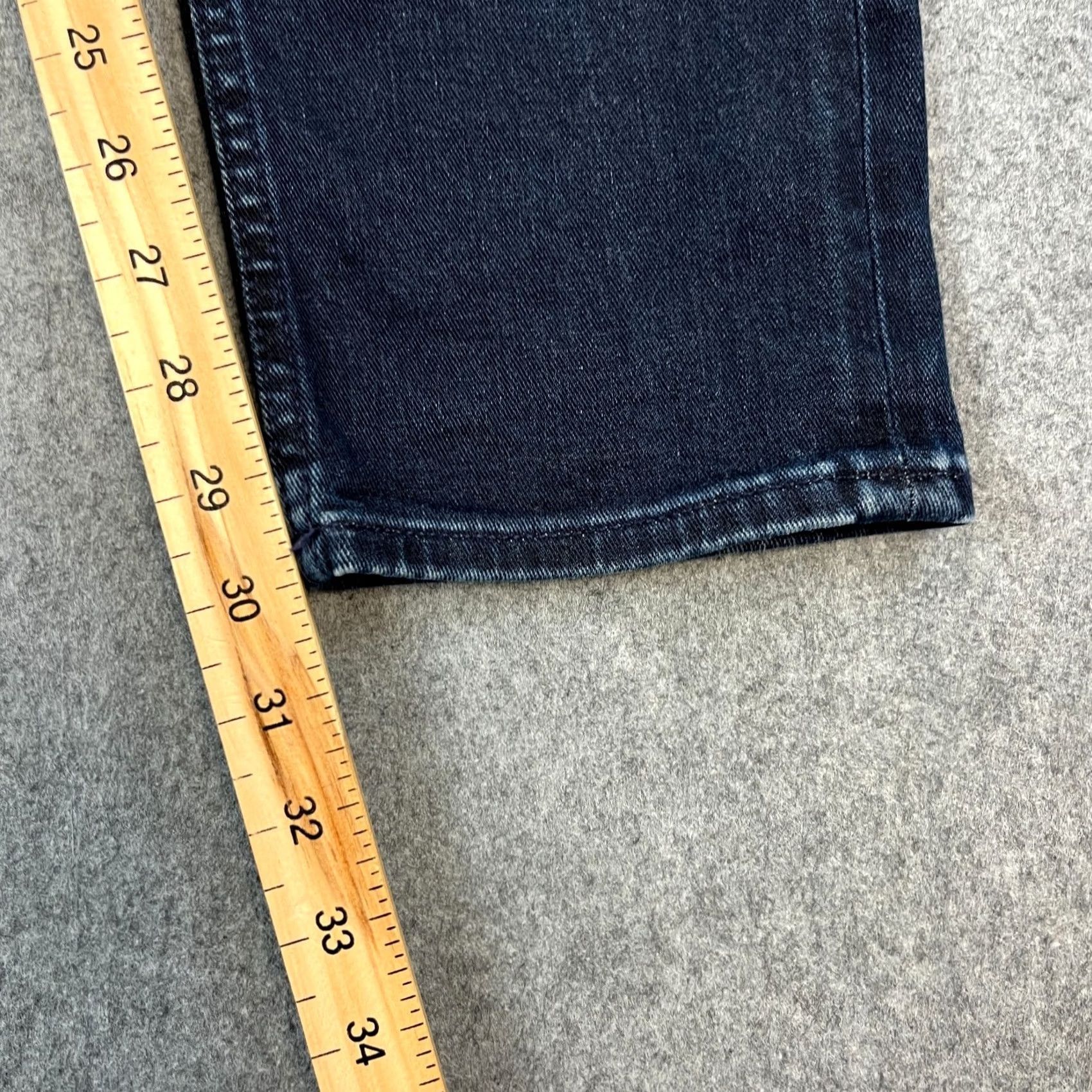 Hugo Boss Hugo Boss Jeans Slim Tapered 32 32 Dark Wash Blue Stretch Whiskers H-Taber Men's Denim 5-Pocket Size US 32 / EU 48 - 4 Thumbnail