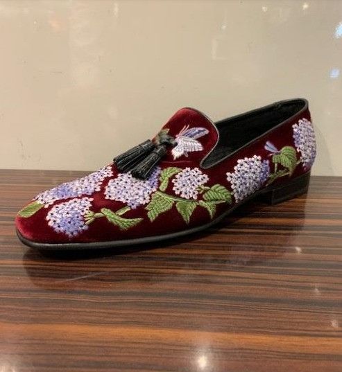 Tom Ford o1w1db11224 J1279T Velvet Loafers in Multicolor Size US 10 / EU 43 - 1 Preview