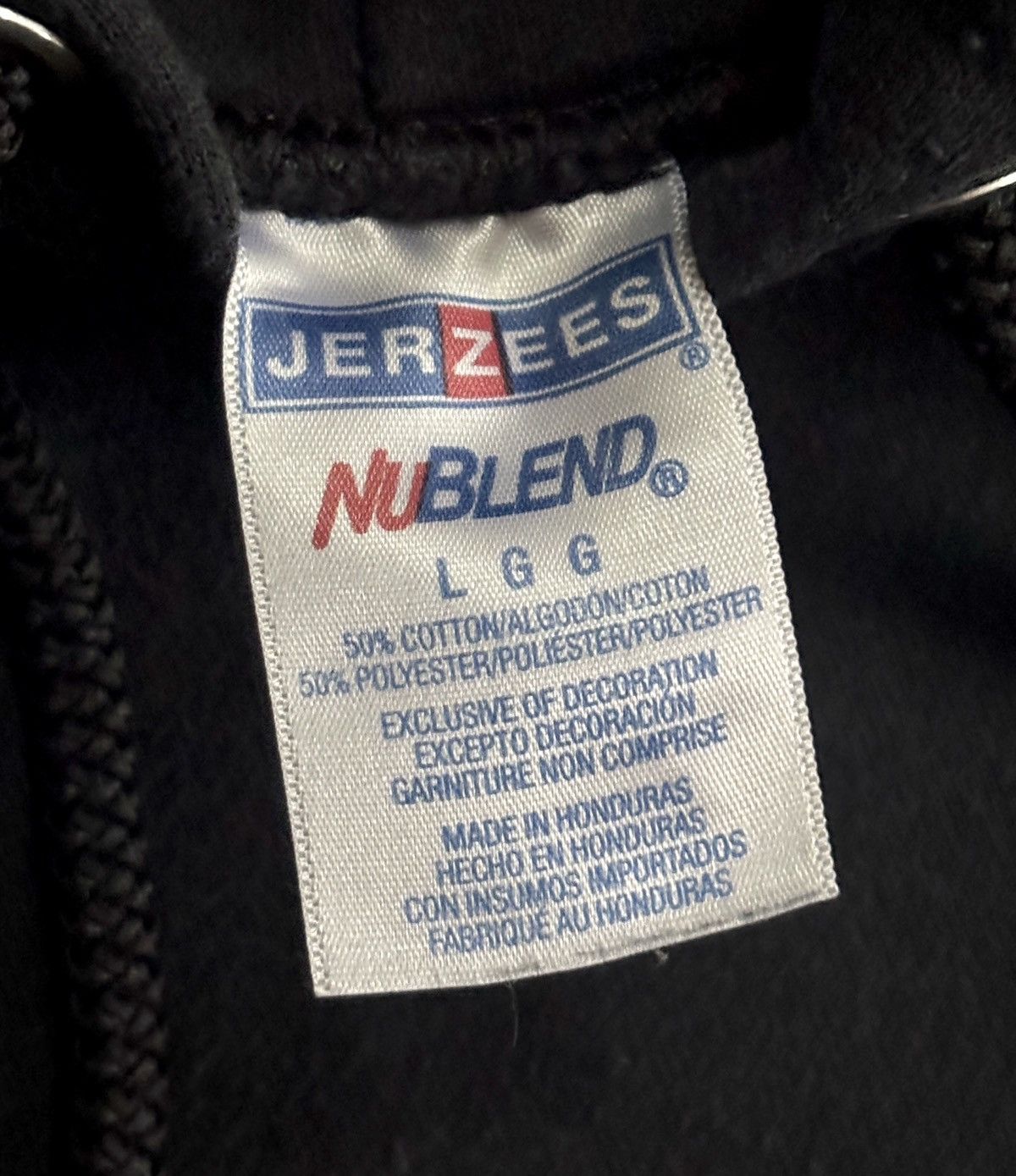 Jerzees Vintage y2k “hi don’t be racist thanks” humor hoodie L Size US L / EU 52-54 / 3 - 4 Thumbnail