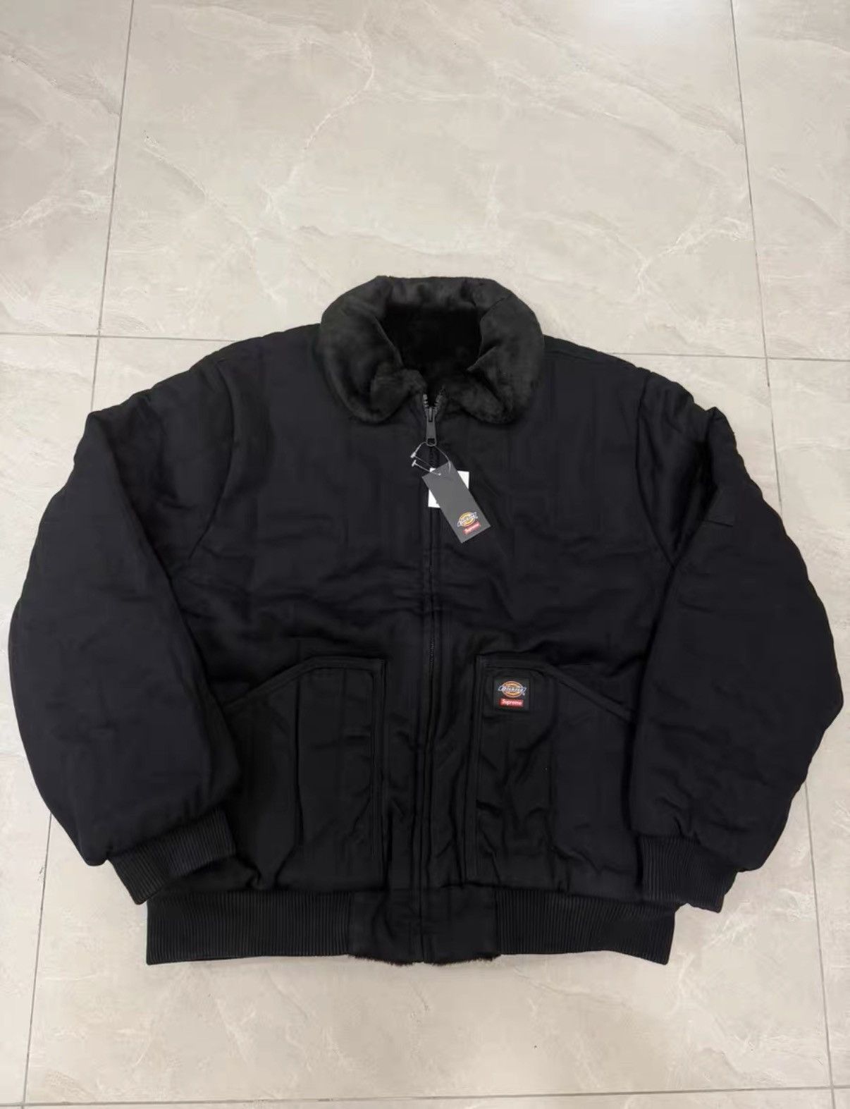 ジャケット・アウター Supreme Old English Canvas Work Jacket Supreme Old English Canvas Work Jacket Black Men's - SS25 - US