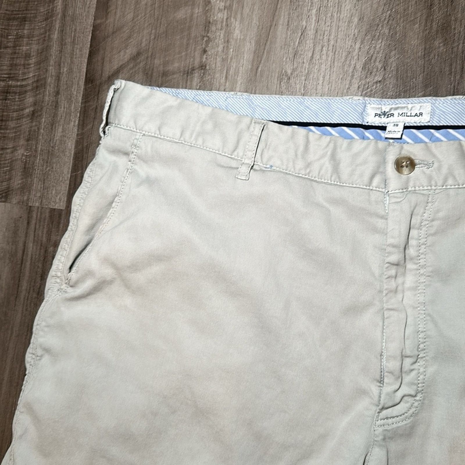 Peter Millar Peter Millar Marshall Bedford Cotton Blend Shorts - 38 Size US 38 / EU 54 - 4 Thumbnail