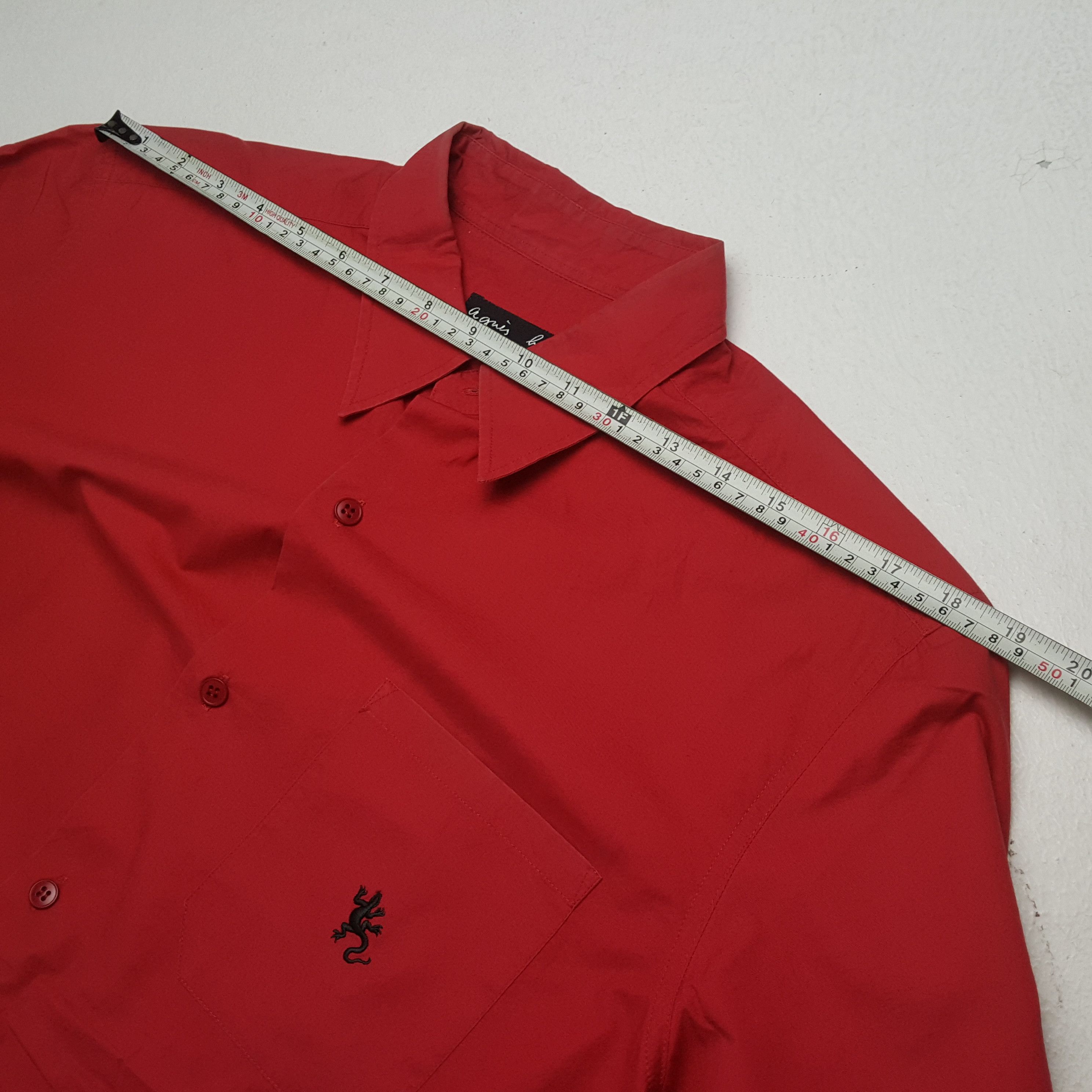 Designer × Vintage × agnes b. AGNES B Designer Brand Casual Formal Style Shirt Size US M / EU 48-50 / 2 - 4 Thumbnail