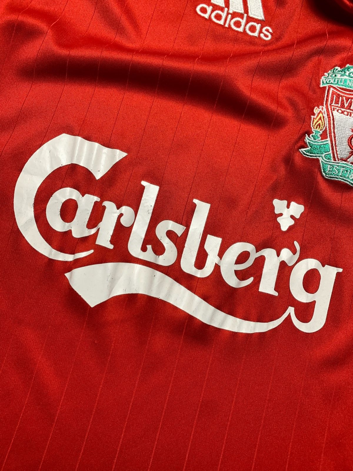 Adidas Vintage red Liverpool soccer jersey size Xs Size US XS / EU 42 / 0 - 5 Thumbnail