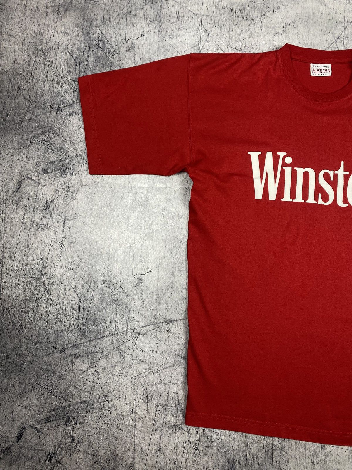 Other Vintage Winston Cigarettes Promo T-Shirt Double Sided Print Size US L / EU 52-54 / 3 - 3 Thumbnail