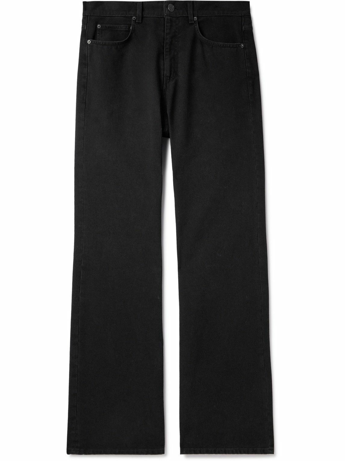 Balenciaga Balenciaga Straight-Leg Extra Long Black Jeans Size US 32 / EU 48 - 3 Thumbnail