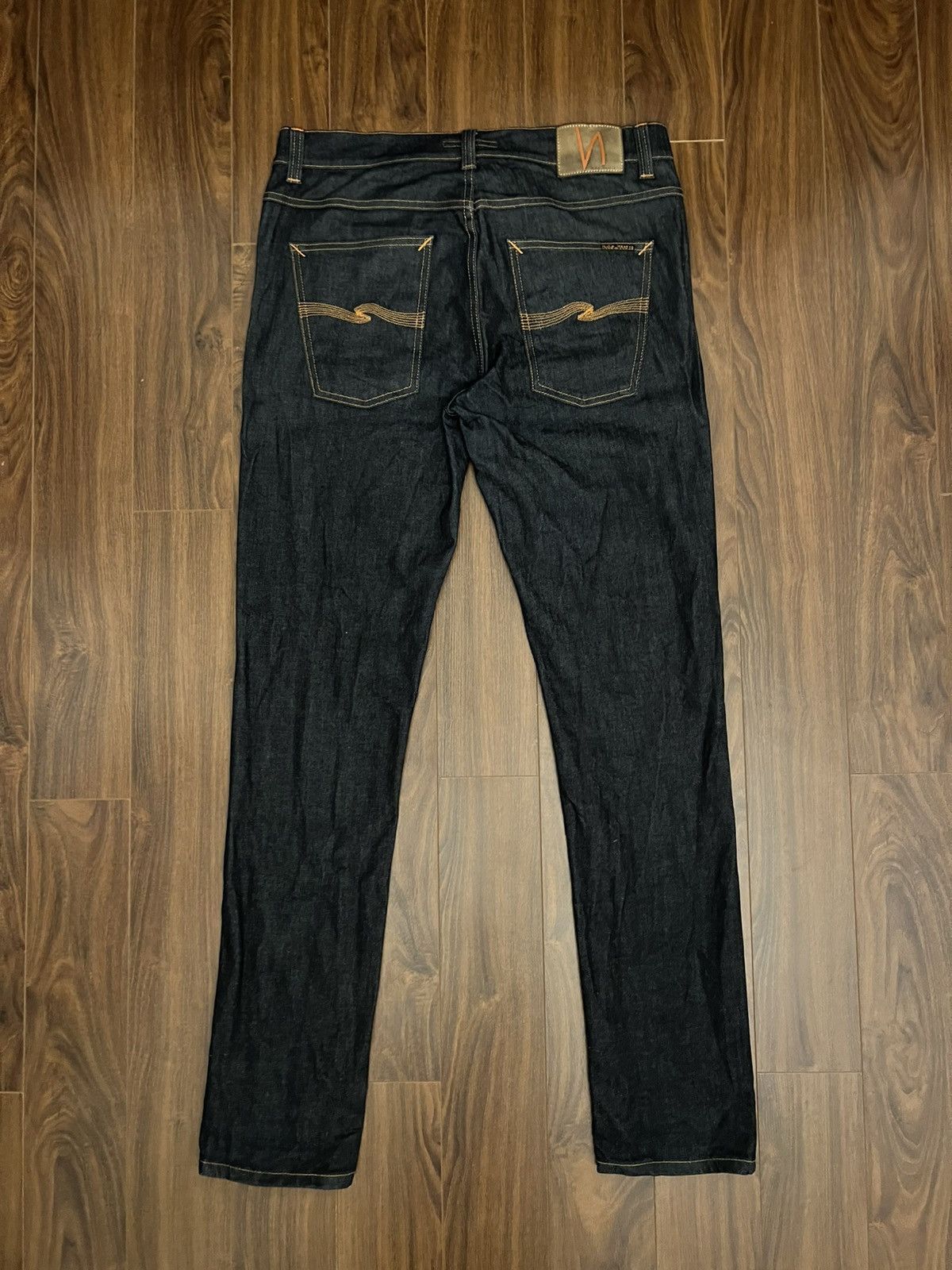 Nudie Jeans 1003877 Nudie Lean Dean Dry 16 Dips Jeans Size US 34 / EU 50 - 2 Thumbnail
