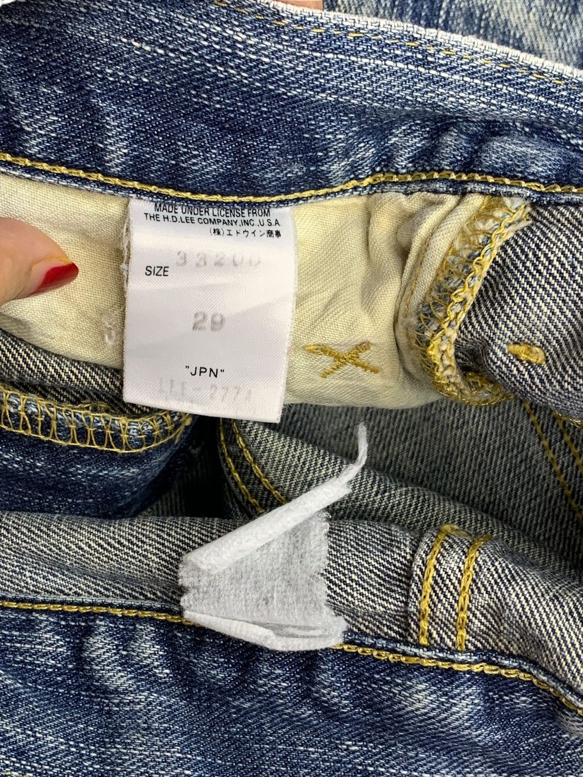 Lee SALES🔥Vintage Lee Riders Faded Wash Distress Baggy Jeans Size US 30 / EU 46 - 10 Thumbnail