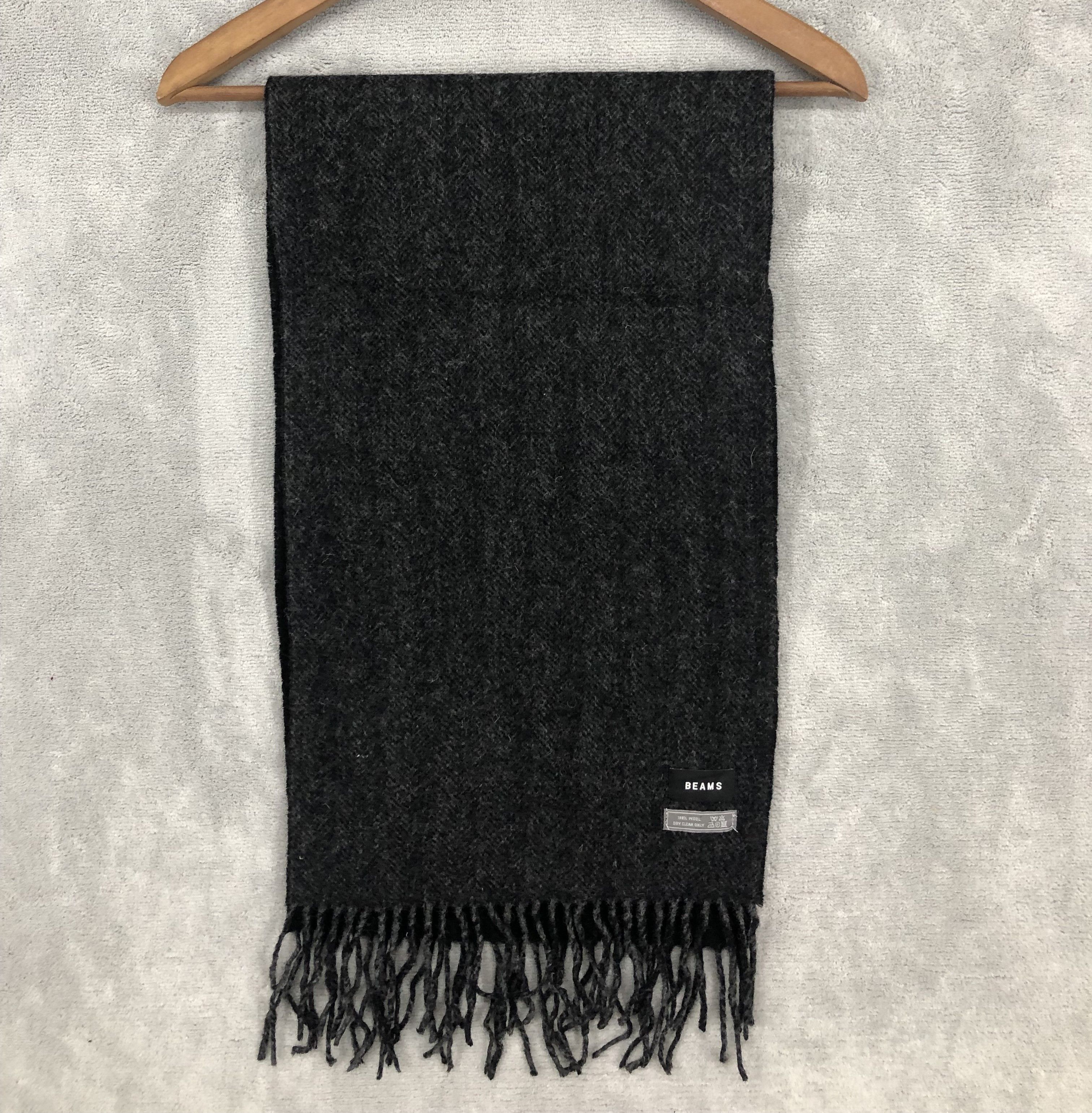 Beams Plus × Japanese Brand Beams Wool Scarf Muffler Neck Scarf Size ONE SIZE - 1 Thumbnail