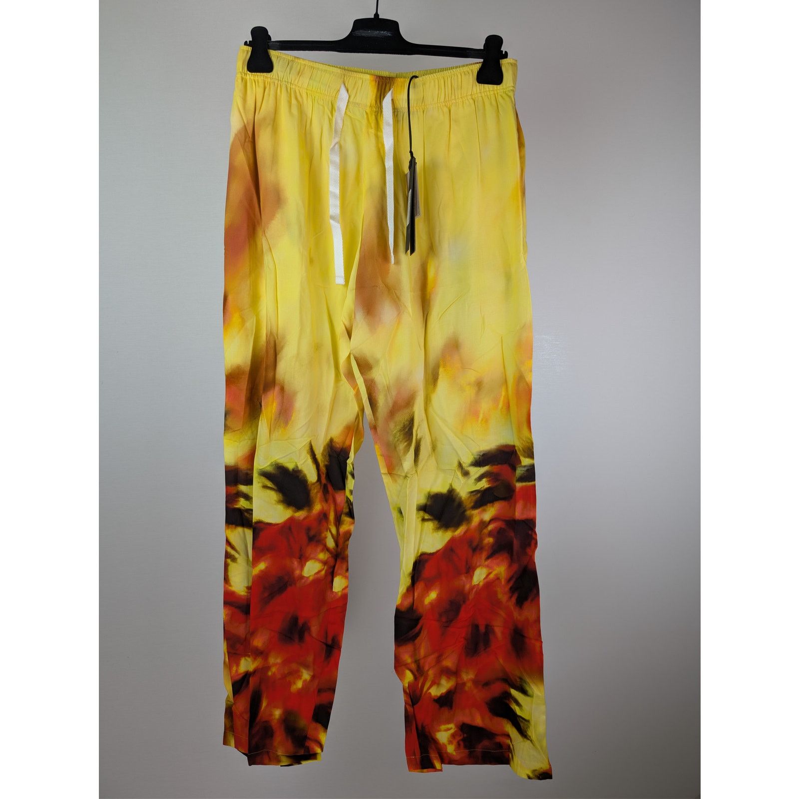 Palm Angels o1rshd1 Palms on Fire🔥 Cozy Pants in Yellow / Red Size US 36 / EU 52 - 2 Thumbnail