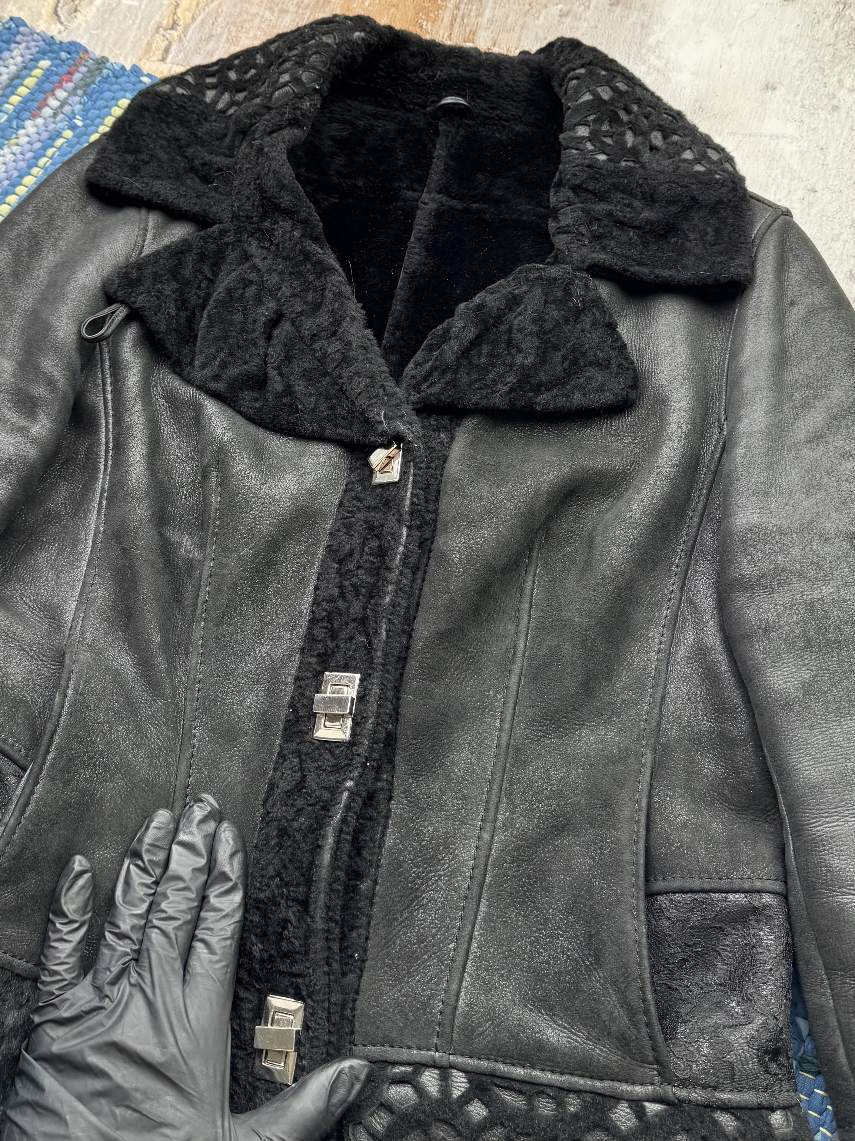 Japanese Brand Vintage Real Sheepskin Coat D15(583)A787 Size L / US 10 / IT 46 - 4 Thumbnail