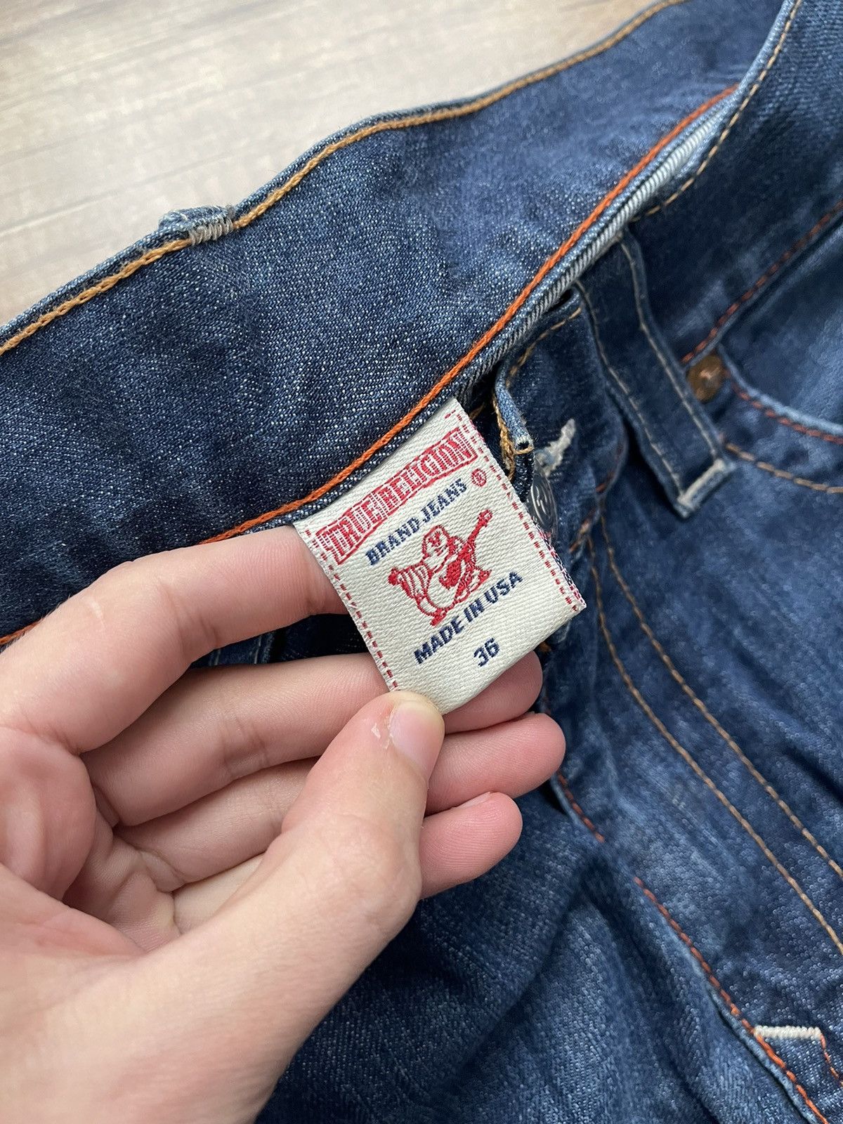 True Religion True Religion Vintage Distressed Denim Jeans 90s USA Size US 36 / EU 52 - 14 Thumbnail