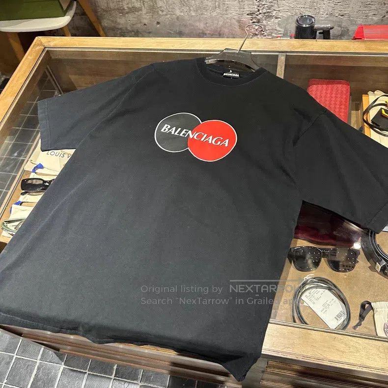 Balenciaga Balenciaga Mastercard Logo Black Short Sleeve T-Shirt Size US XS / EU 42 / 0 - 6 Thumbnail