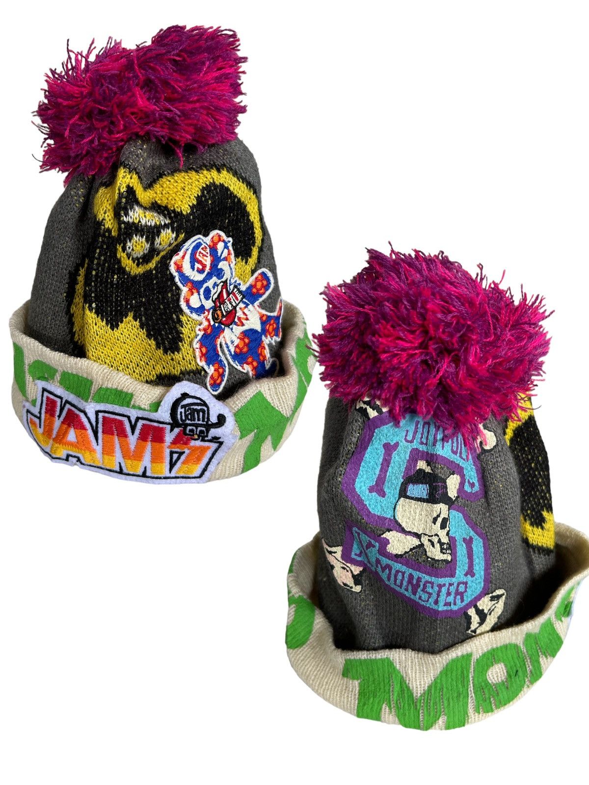 14th Addiction × Japanese Brand × Le Grande Bleu (L.G.B.) Joy Monster Jams Beanie Hats Size ONE SIZE - 1 Thumbnail