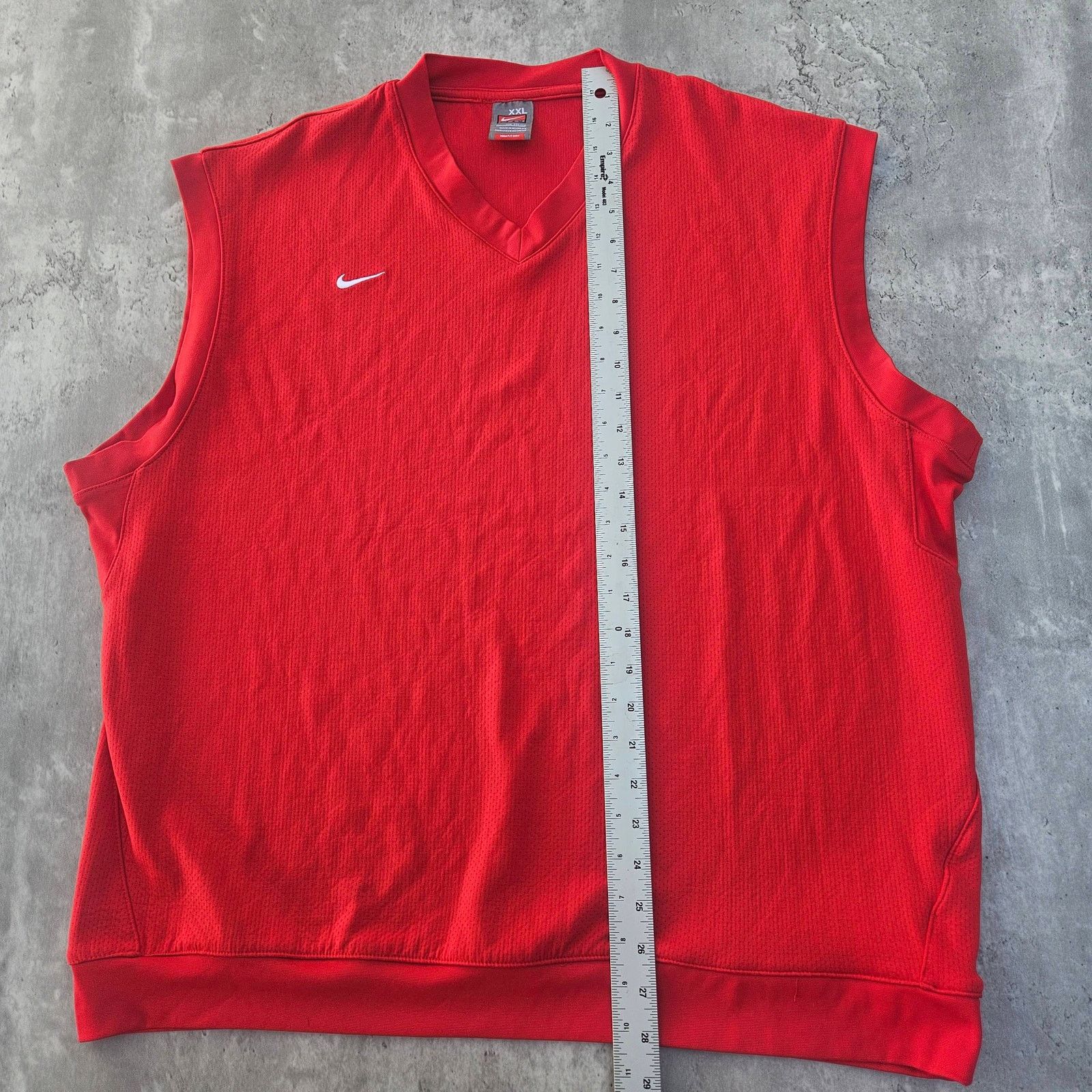 Nike Vintage Nike Teams Work Out Shirt XXL Red Y2K Size US XXL / EU 58 / 5 - 5 Thumbnail
