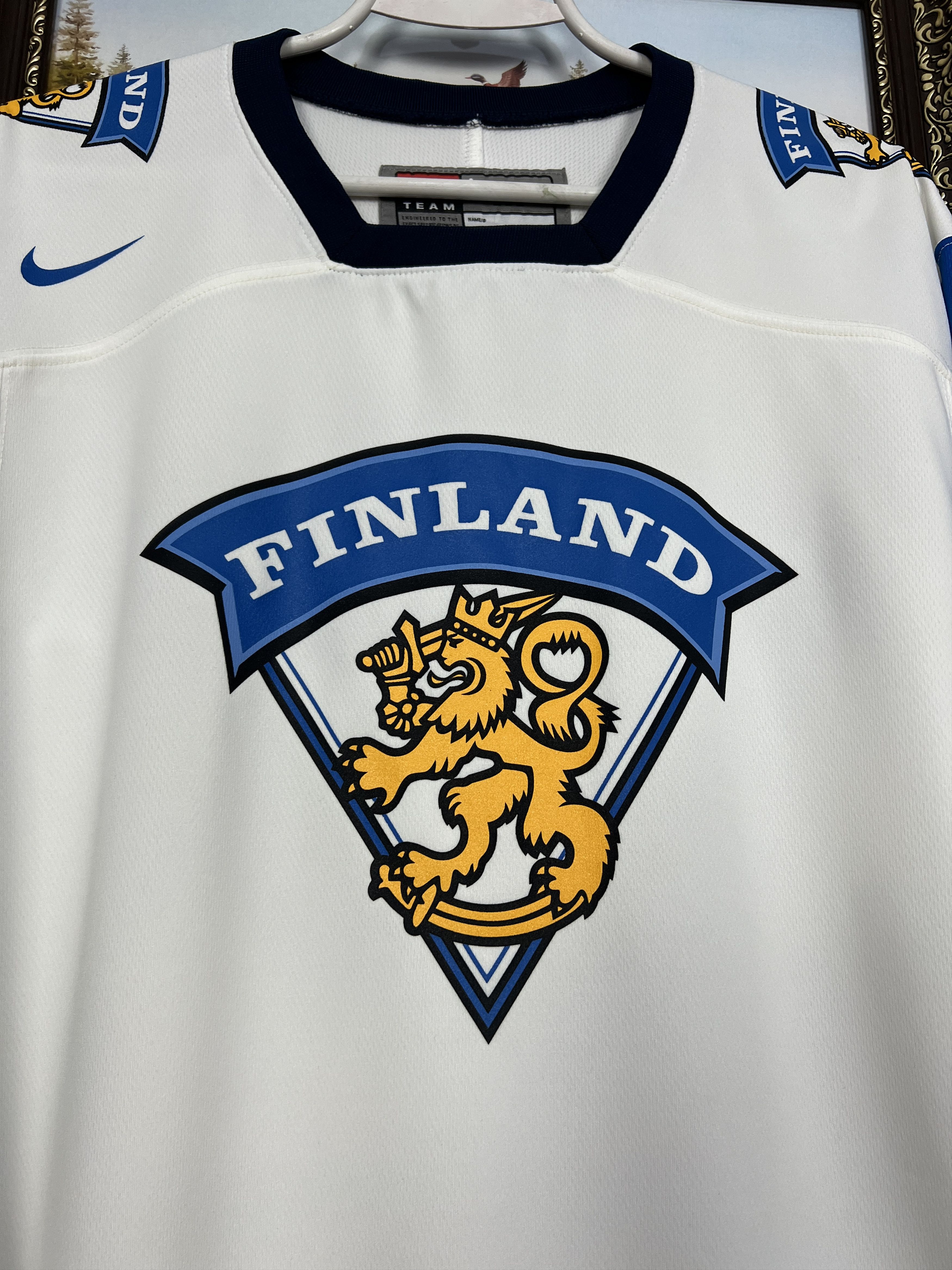Nike Finland Ice Hockey National Team Jersey #12 Morko Shirt Size US M / EU 48-50 / 2 - 4 Thumbnail