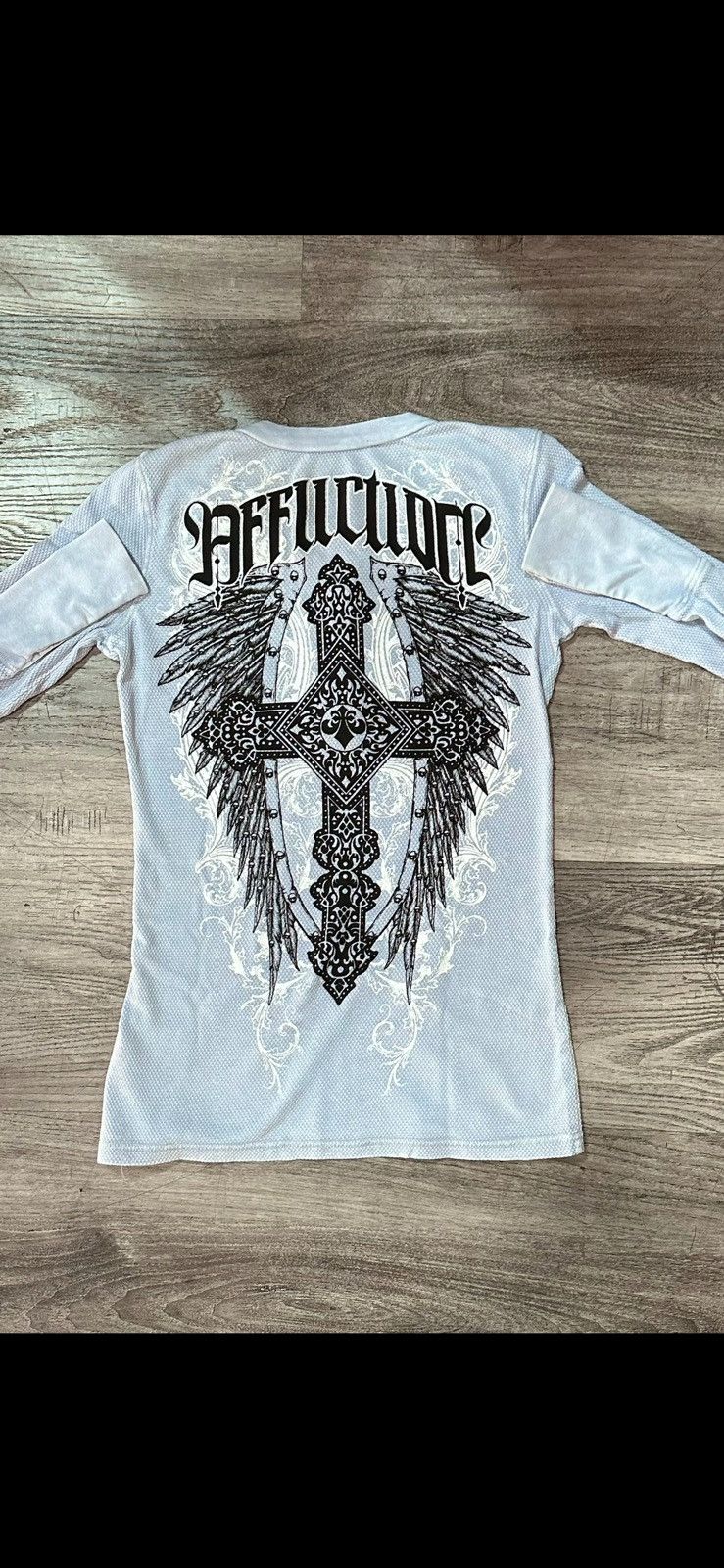 Affliction × Vintage Affliction ARCTIC LIGHT LS HENLEY Size S / US 4 / IT 40 - 1 Thumbnail