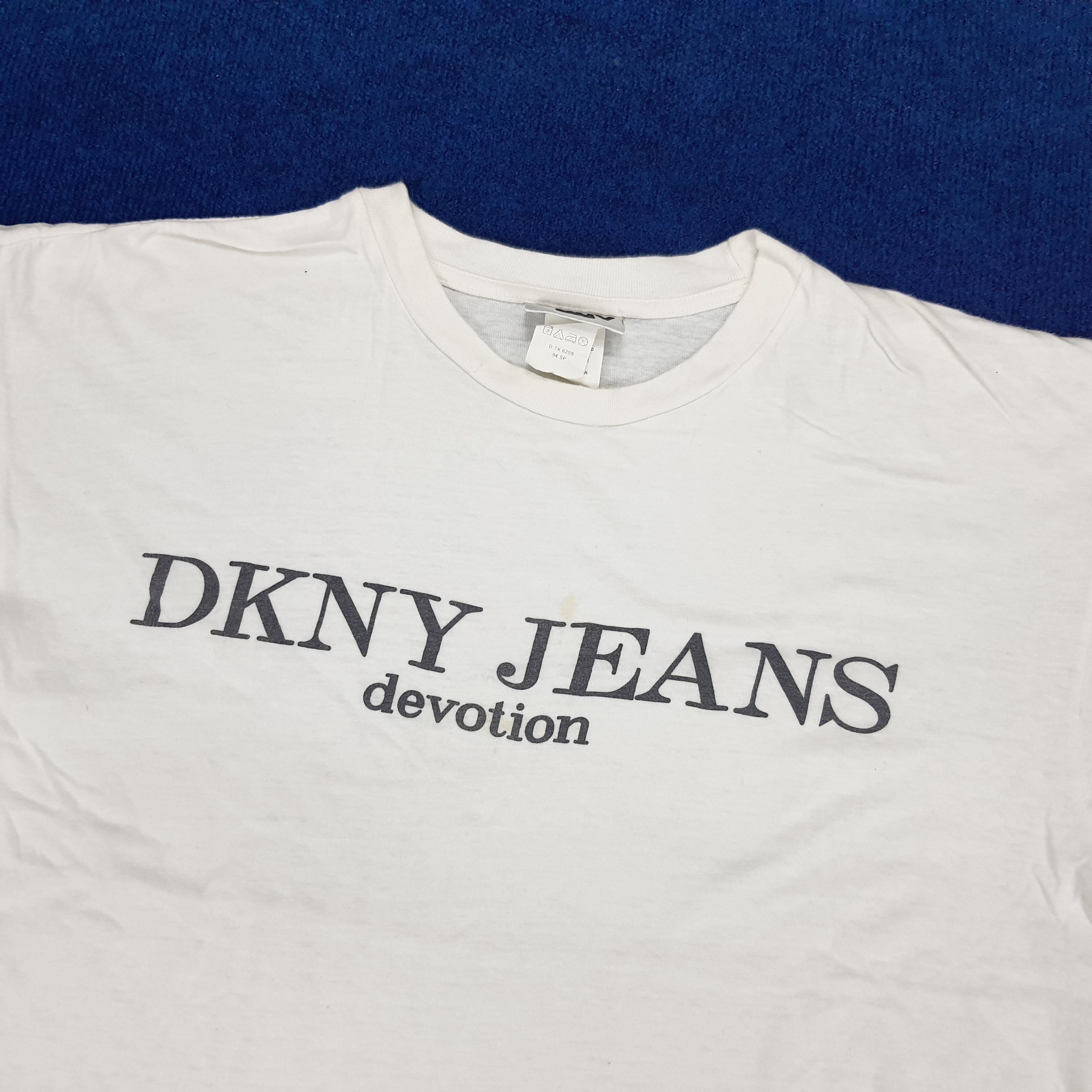DKNY × Vintage Vintage DKNY Jeans Devotion Streetwear T-shirt Size US XL / EU 56 / 4 - 2 Thumbnail