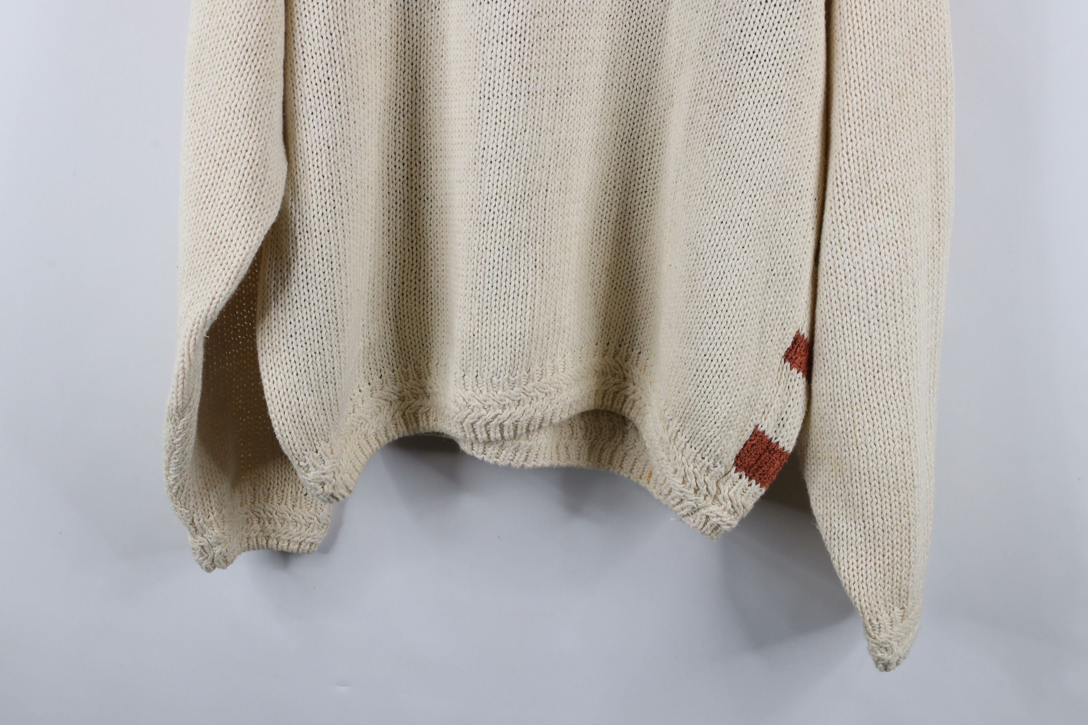 Vintage Vintage 90s Streetwear Chunky Ribbed Knit Crewneck Sweater Size US XL / EU 56 / 4 - 11 Thumbnail