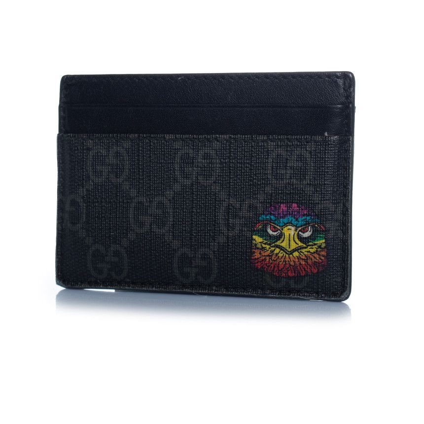 Gucci Gucci, Supreme Eagle Head card holder Size ONE SIZE - 1 Thumbnail