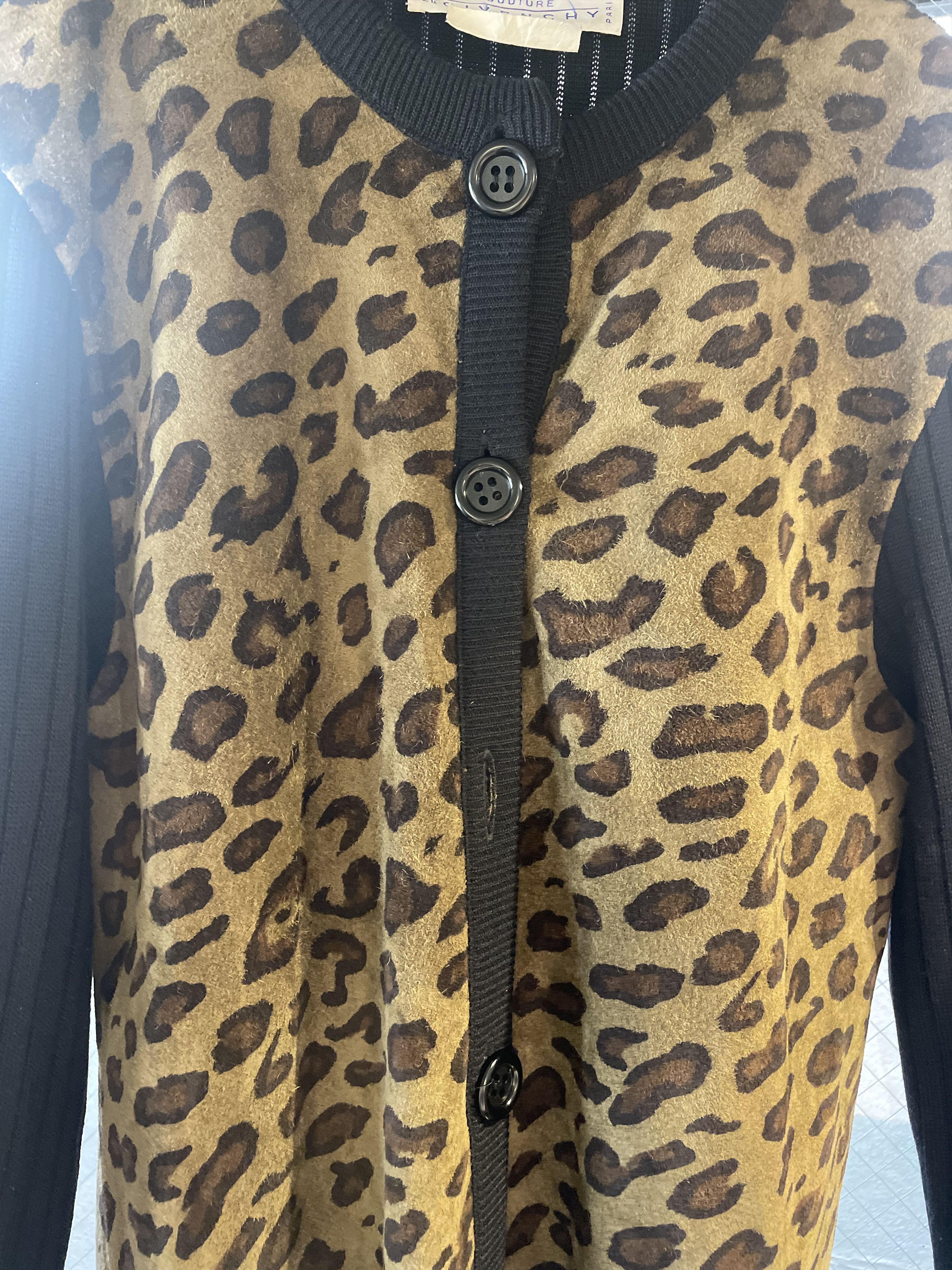Givenchy Givenchy Laine Wool Leopard Print Cardigan【FREE SHIPPING】 Size M / US 6-8 / IT 42-44 - 6 Thumbnail