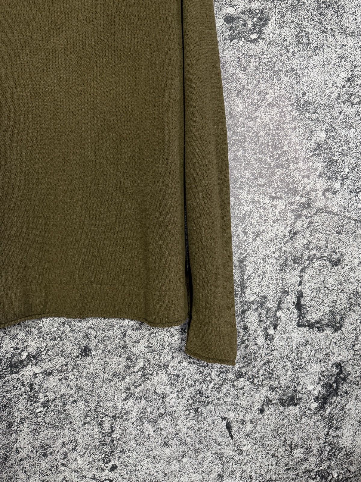 Kenzo Kenzo Homme V-Neck Cotton Sweater Pullover Exposed Seams XL Size US XL / EU 56 / 4 - 5 Thumbnail