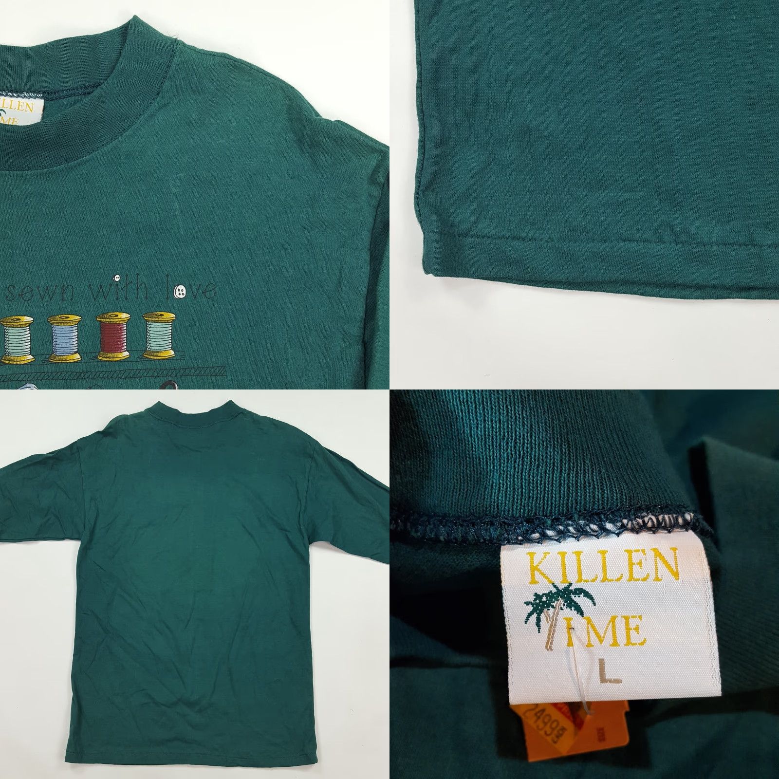 Vintage VINTAGE Killen Time T-Shirt Size US M / EU 48-50 / 2 - 8 Thumbnail