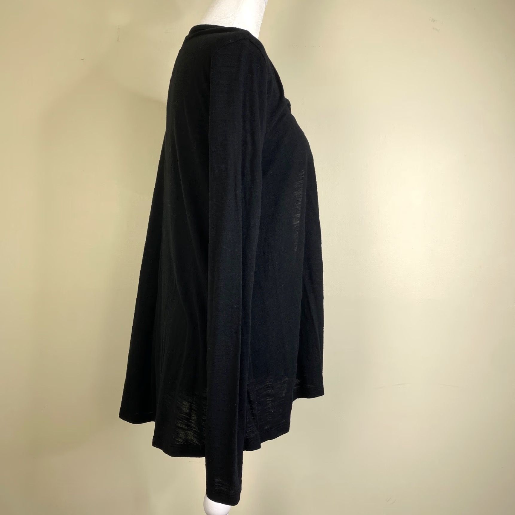 Old Navy Old Navy Cardigan Womens Petite Small Black Open Front Long Sleeves Knit Cardigan Size S / US 4 / IT 40 - 6 Thumbnail