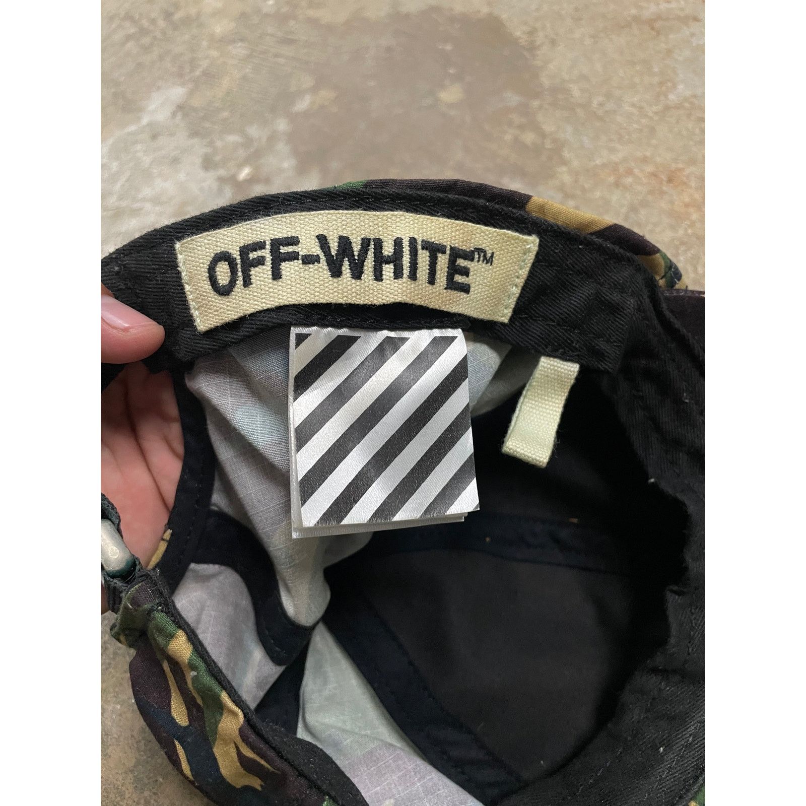 Off-White Off White Cap Camo Used OS Size ONE SIZE - 3 Thumbnail