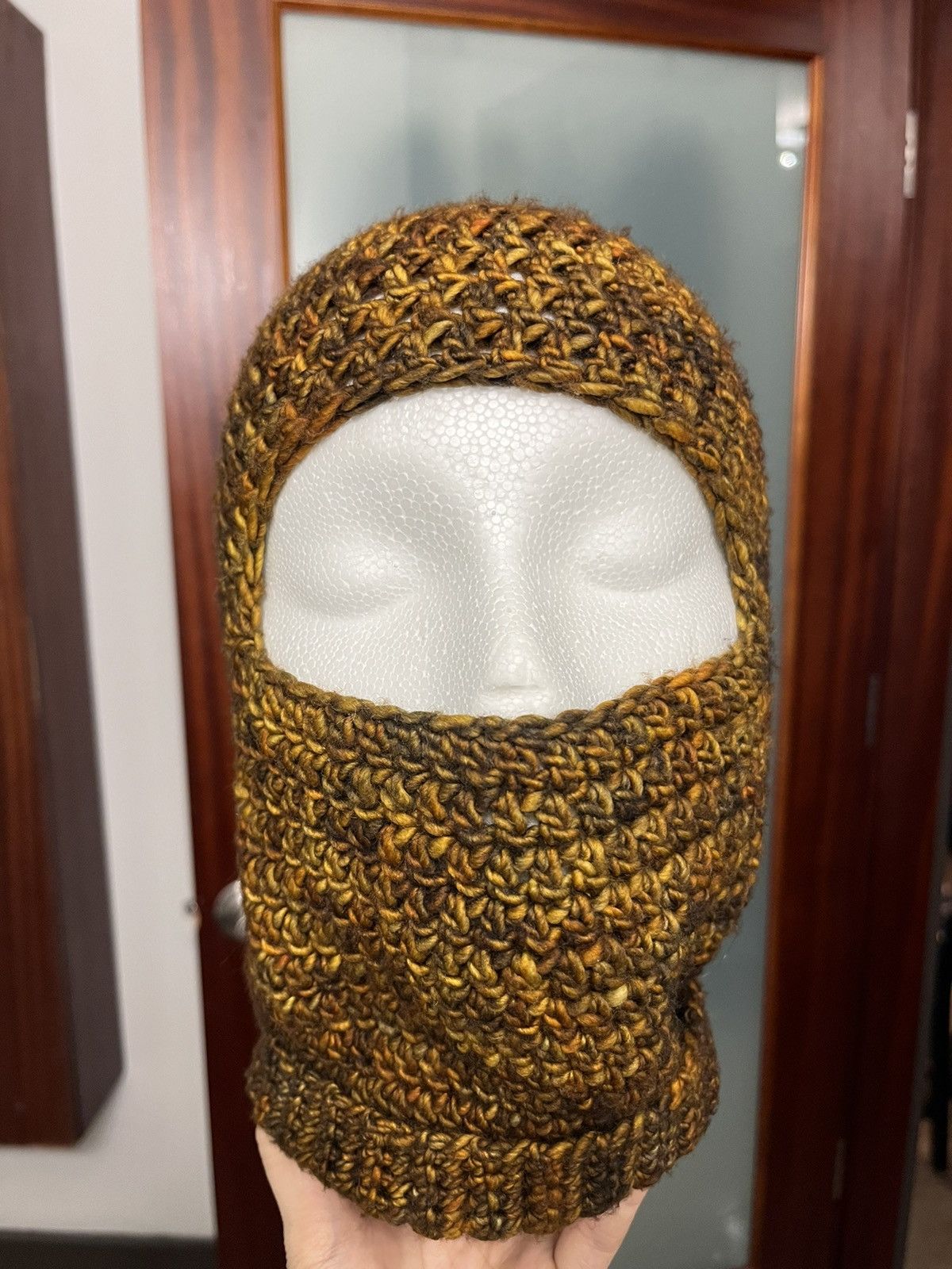 Handmade Merino Wool Balaclava Size ONE SIZE - 4 Thumbnail