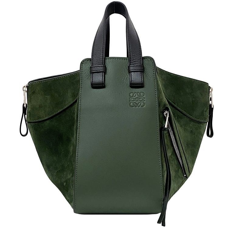 Loewe LOEWE Handbag Green Leather Size ONE SIZE - 1 Thumbnail