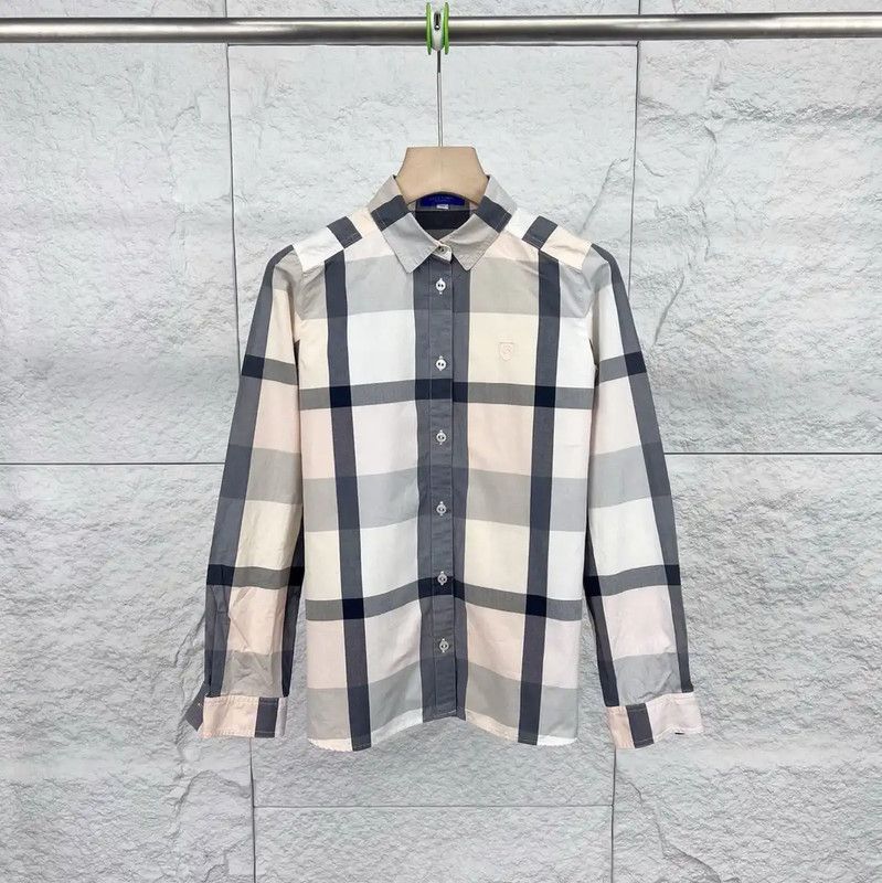 Burberry Burberry Khaki Cotton Men's Long Sleeve Shirt Size US M / EU 48-50 / 2 - 1 Thumbnail