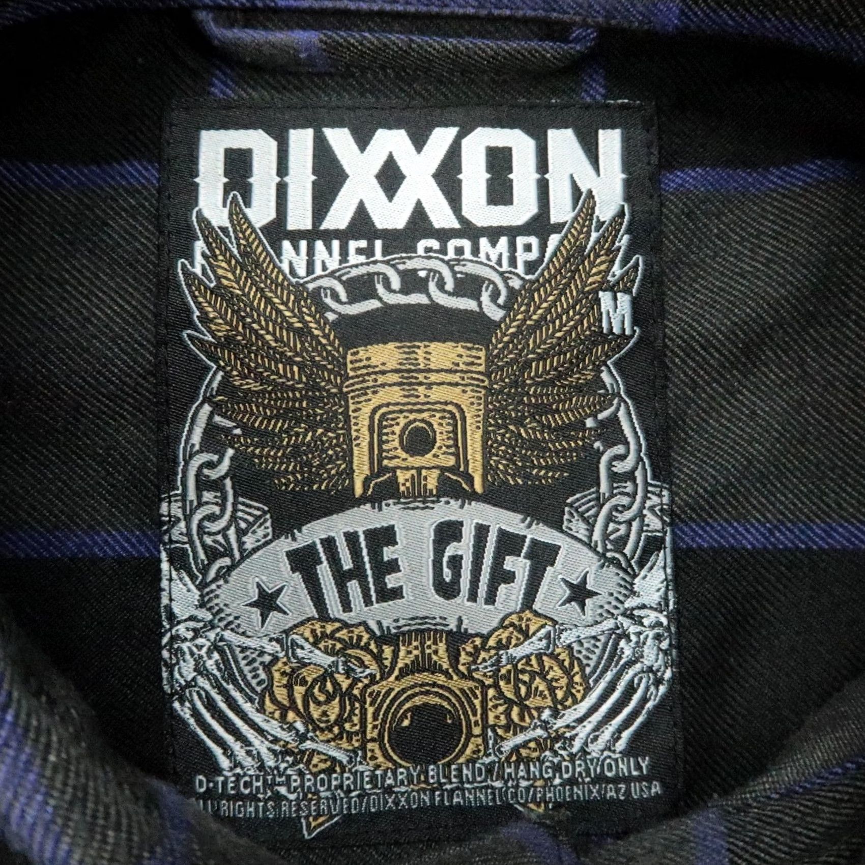 Vintage Dixxon Flannel Shirt Mens Medium Gray Purple Plaid The Gift Long Sleeve Button Size US M / EU 48-50 / 2 - 3 Thumbnail