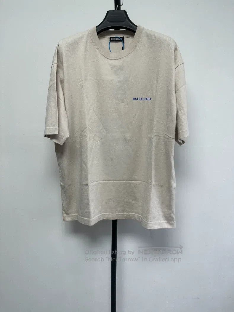 Balenciaga Balenciaga Letter Printed Crew Neck Short Sleeve T-Shirt Size US M / EU 48-50 / 2 - 1 Thumbnail