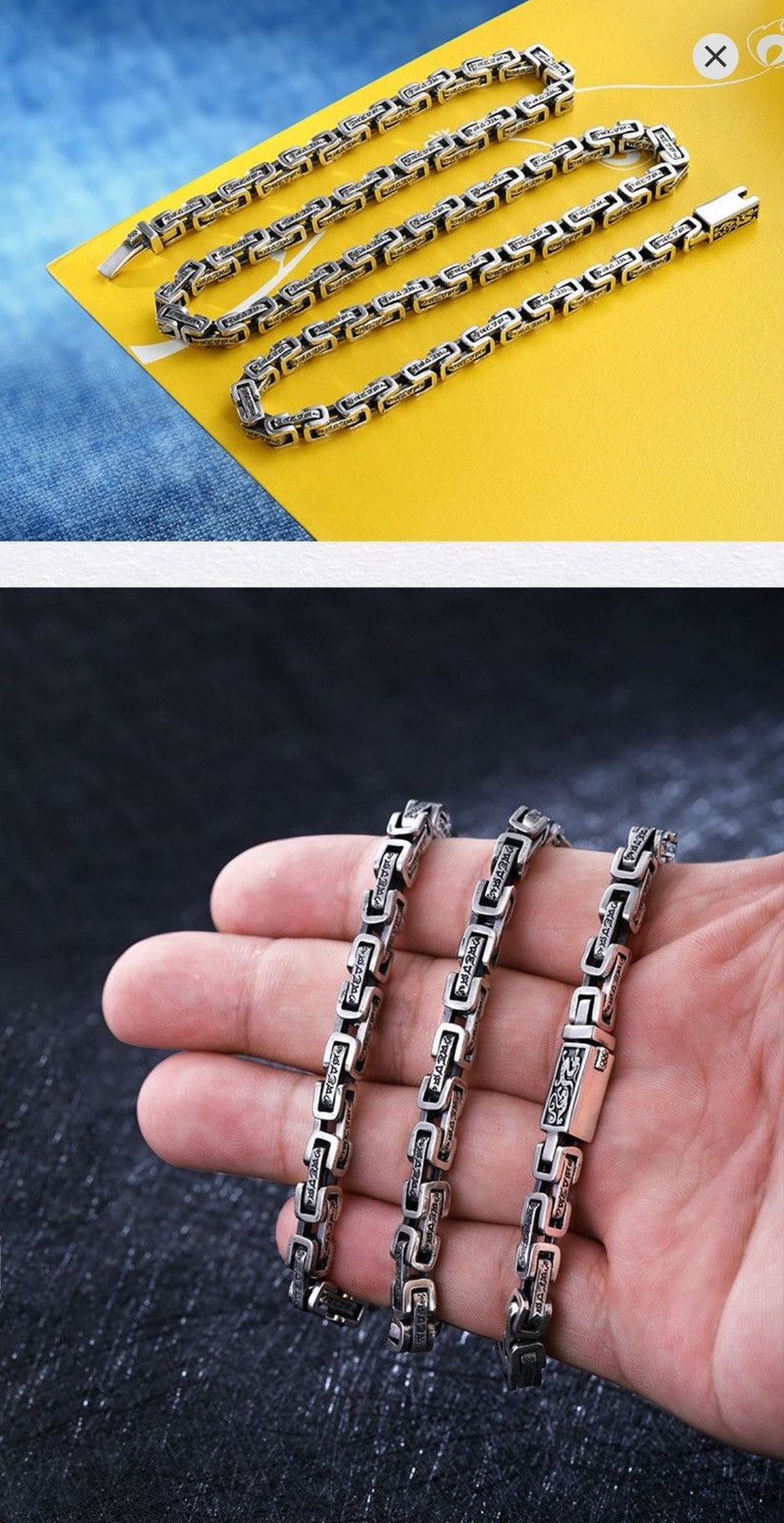 Other Square Chain Necklace Size ONE SIZE - 5 Thumbnail