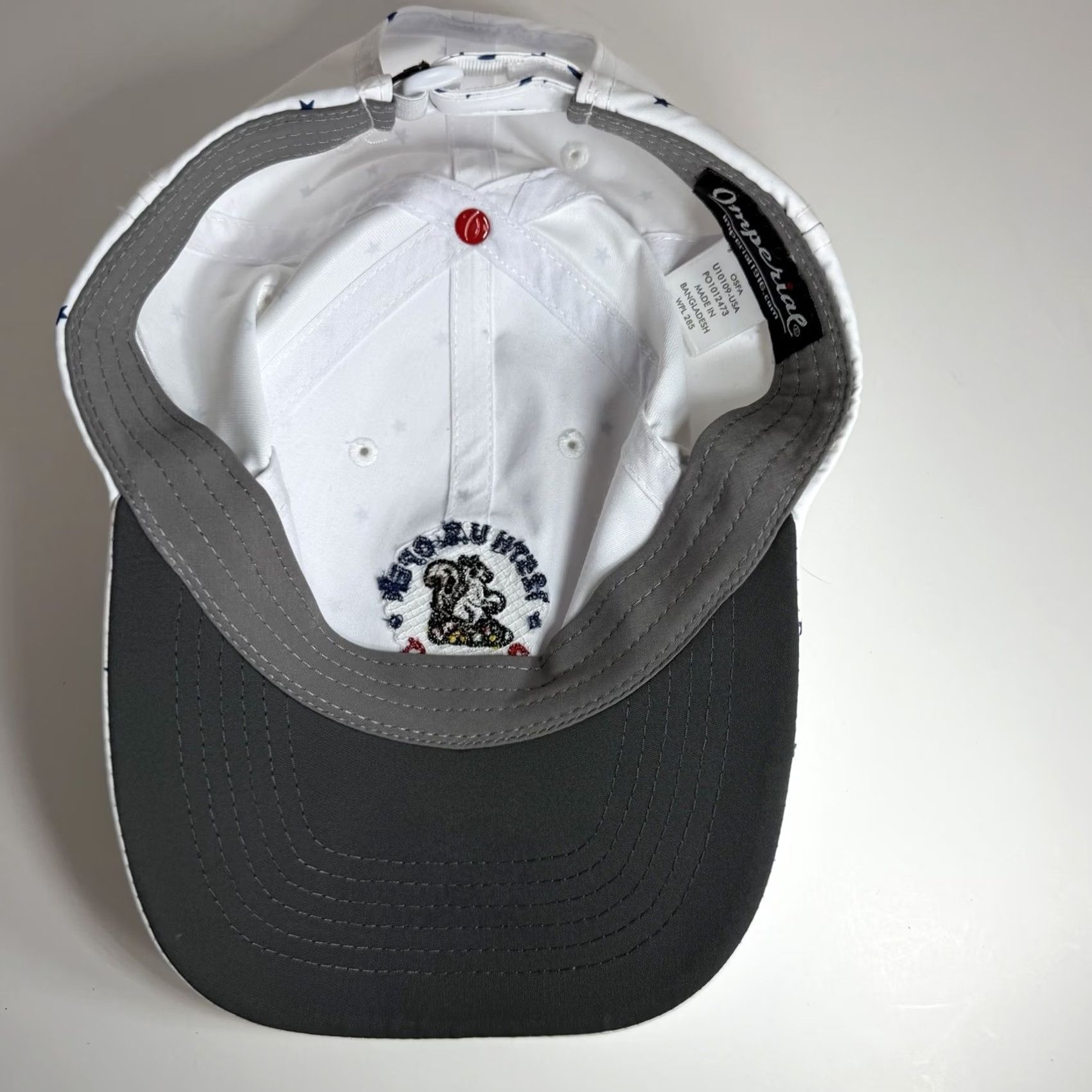 Vintage Ahead 125th U.S. Open Oakmont Country Club Hat Adjustable Strap White Imperial Stars Golf Hat Unisex Adults Adjustable Sports USA White Size ONE SIZE - 6 Thumbnail