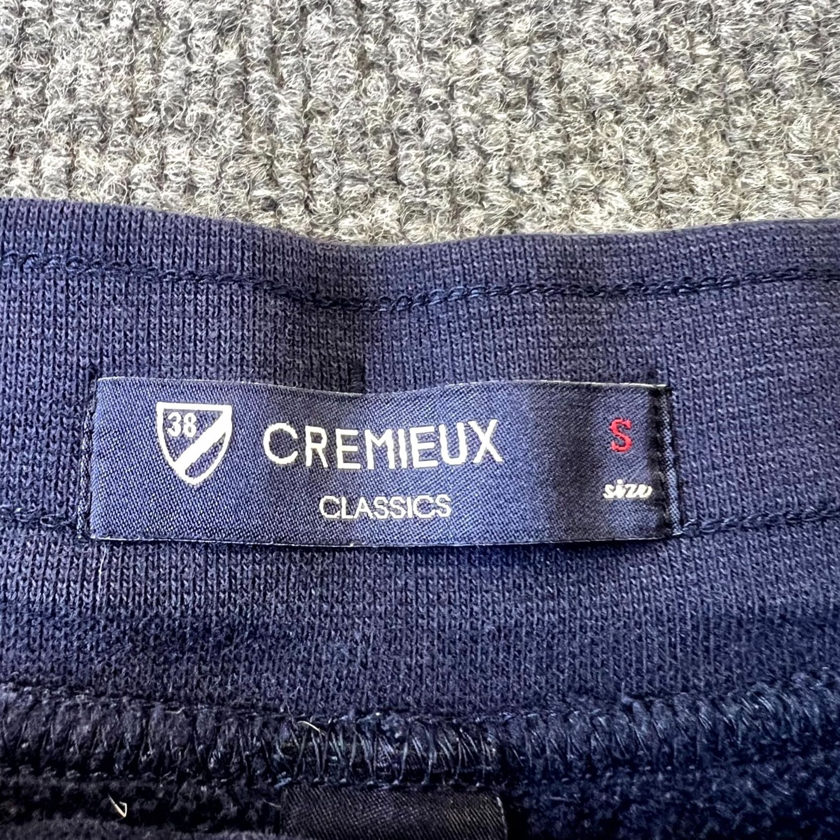 Cremieux Cremieux Sweatpants Mens Small Navy Blue Cotton Straight Leg Drawstring Size US 29 - 6 Thumbnail