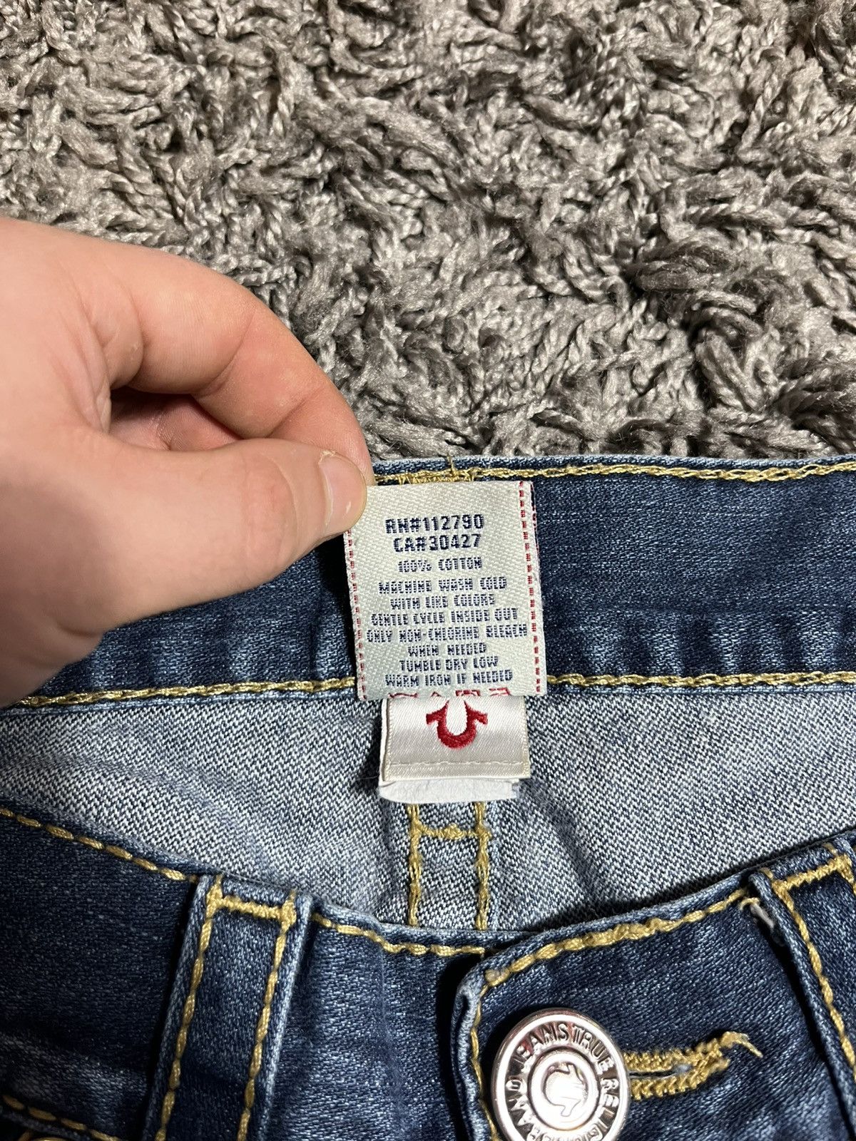 True Religion TRUE RELIGION BAGGY Y2K JEANS Size US 36 / EU 52 - 9 Thumbnail
