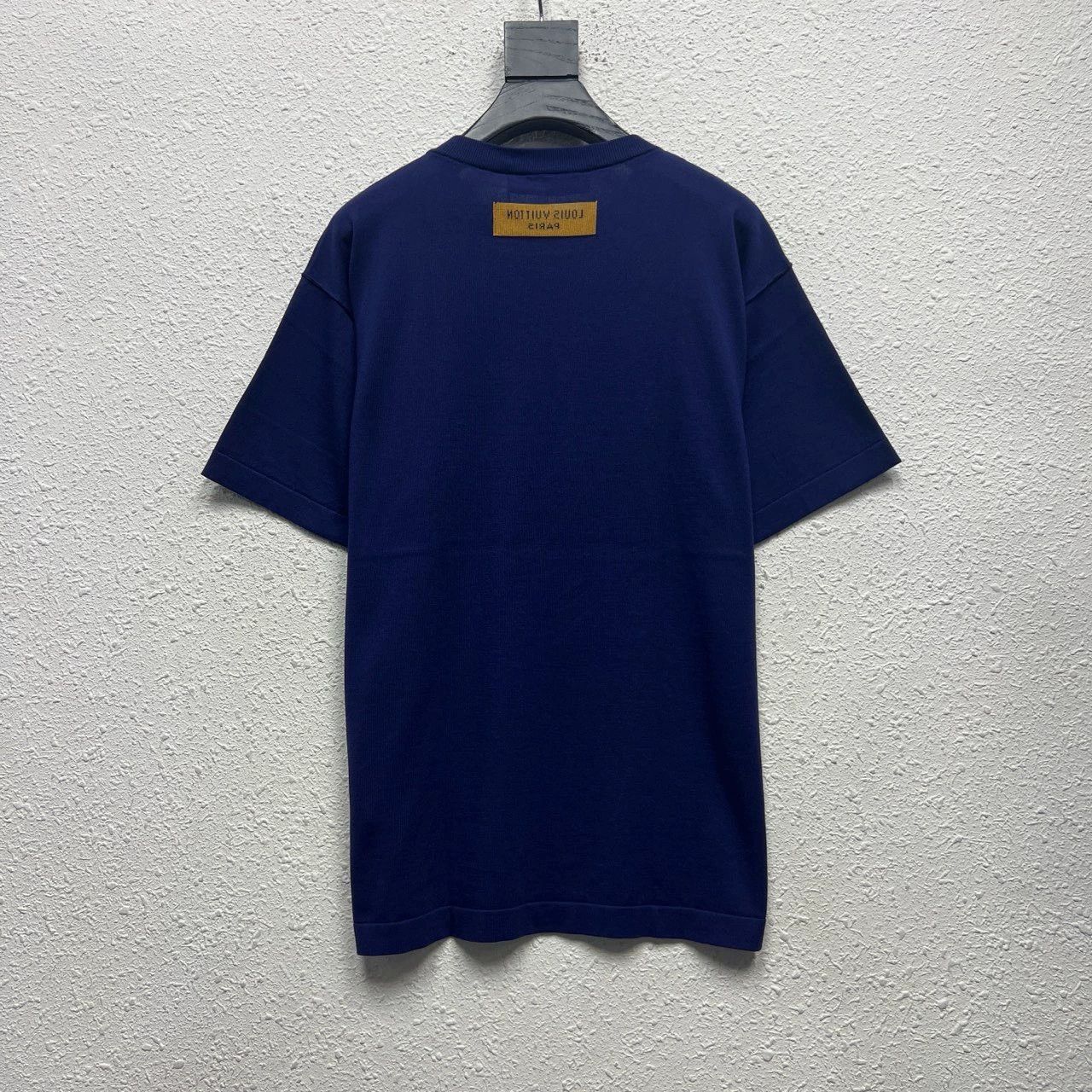 Louis Vuitton blue short sleeve logo knit t-shirt Size US S / EU 44-46 / 1 - 2 Thumbnail