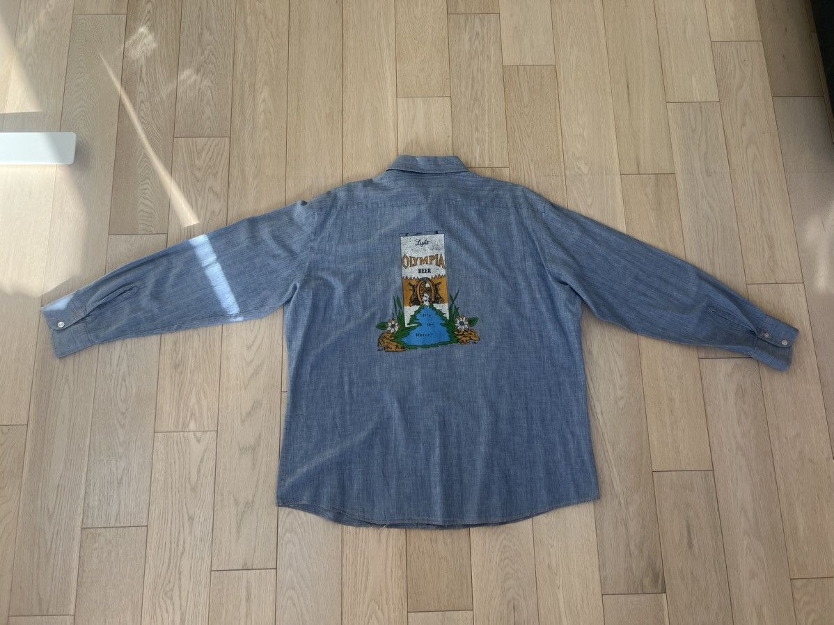 Other Vintage Americana Chambray Button Down (Olympia Brewing) L Size US L / EU 52-54 / 3 - 1 Thumbnail