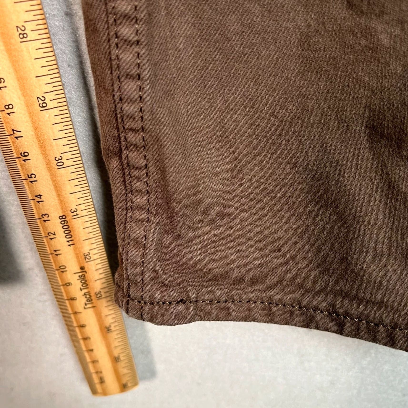 Old Navy VINTAGE Old Navy Pants Mens Size 32x34 Brown Cotton Blend Straight Front Chino 32 Inseam Mens Size US 32 / EU 48 - 7 Thumbnail
