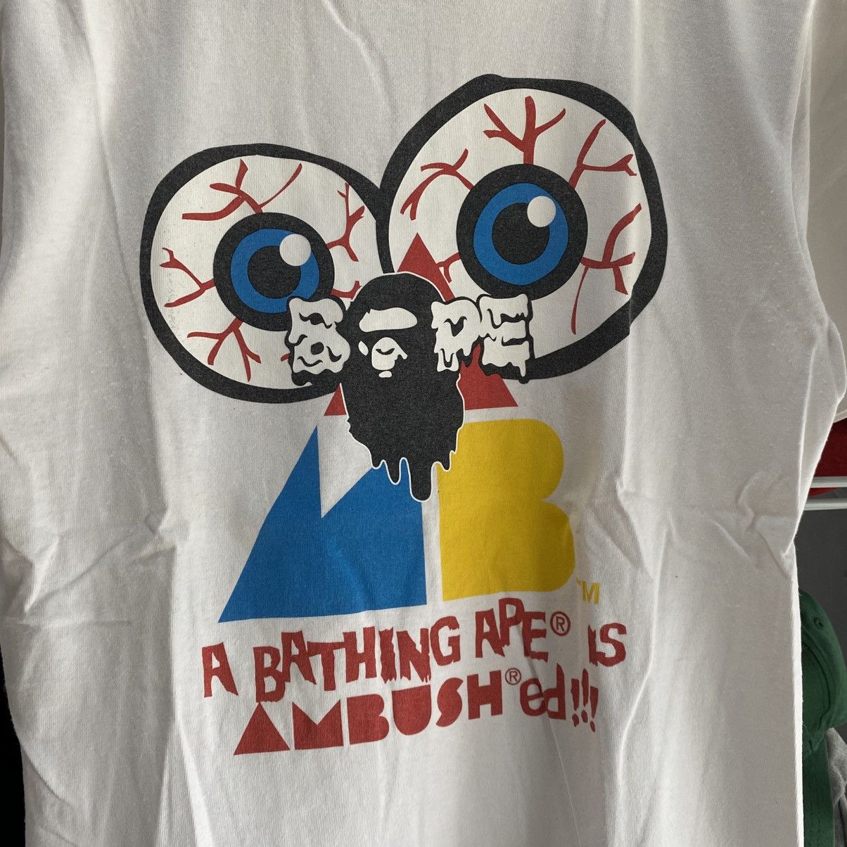 Ambush Design × Bape BAPE X Ambush 2010 Graphic Tee Shirt RARE White Size S Size US S / EU 44-46 / 1 - 5 Thumbnail