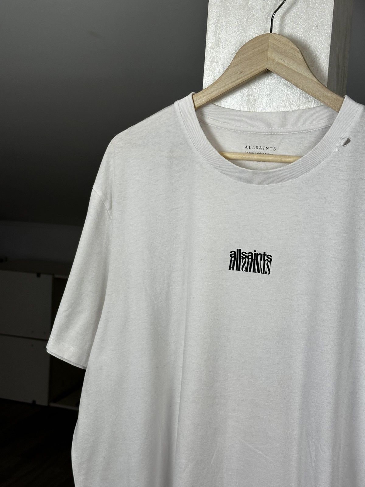 Allsaints Y2K Vintage Allsaints Tee Shirt Archive Hype Size US XXL / EU 58 / 5 - 2 Thumbnail