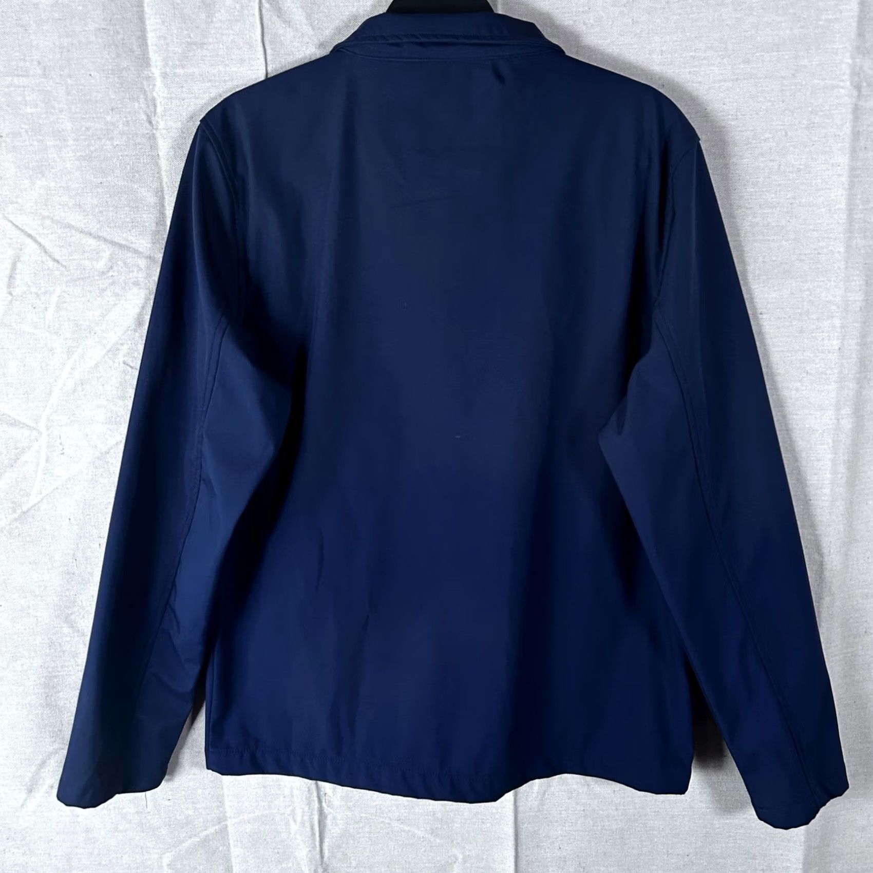 Vintage UI Health UIC Navy Blue Full Zip Softshell Jacket Mens Small Polyester Coat Size US S / EU 44-46 / 1 - 4 Thumbnail