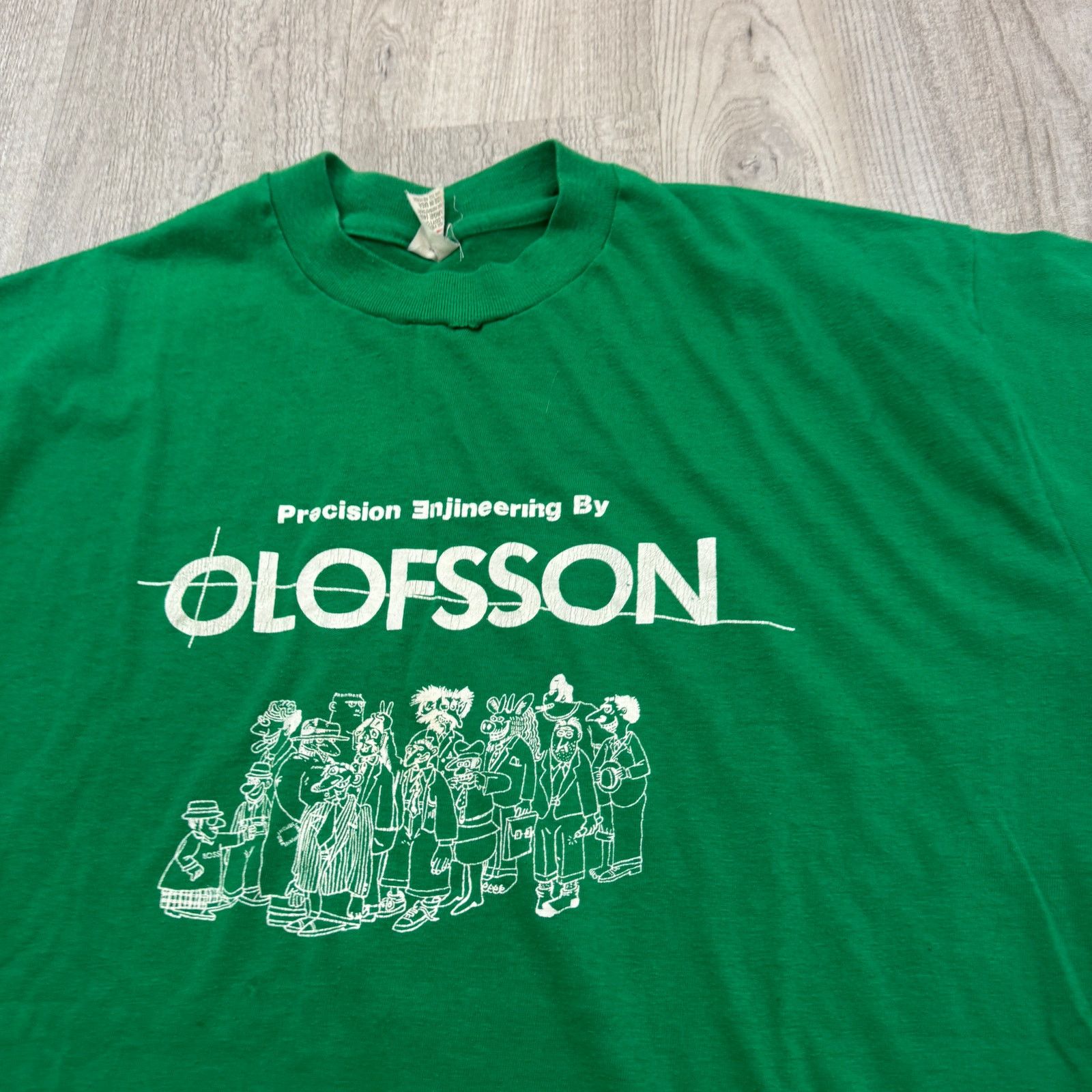 Vintage Vintage Olofsson Engineering Shirt Men's Extra Large XL 80s Size US XL / EU 56 / 4 - 3 Thumbnail
