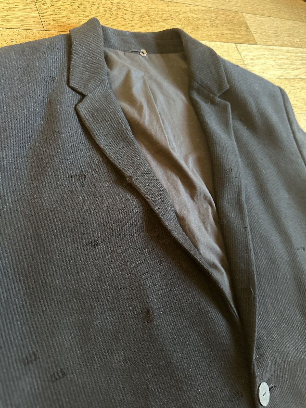 Label Under Construction Soft and comfortable black suit cotton/linen. Size 52R - 12 Thumbnail