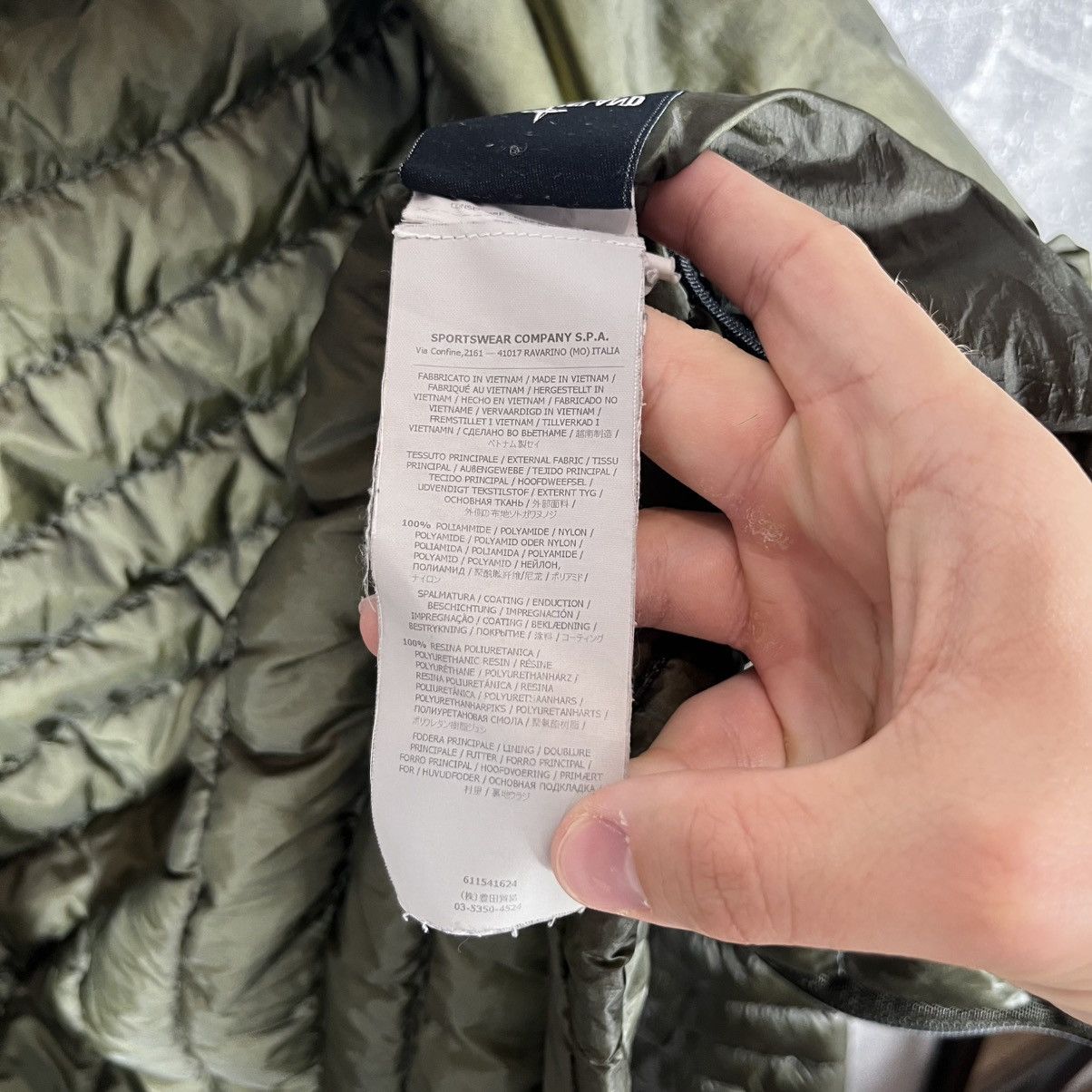 Stone Island STONE ISLAND GARMENT DYED DOWN 26 GR X DOWN PUFFER JACKET Size US L / EU 52-54 / 3 - 18 Thumbnail