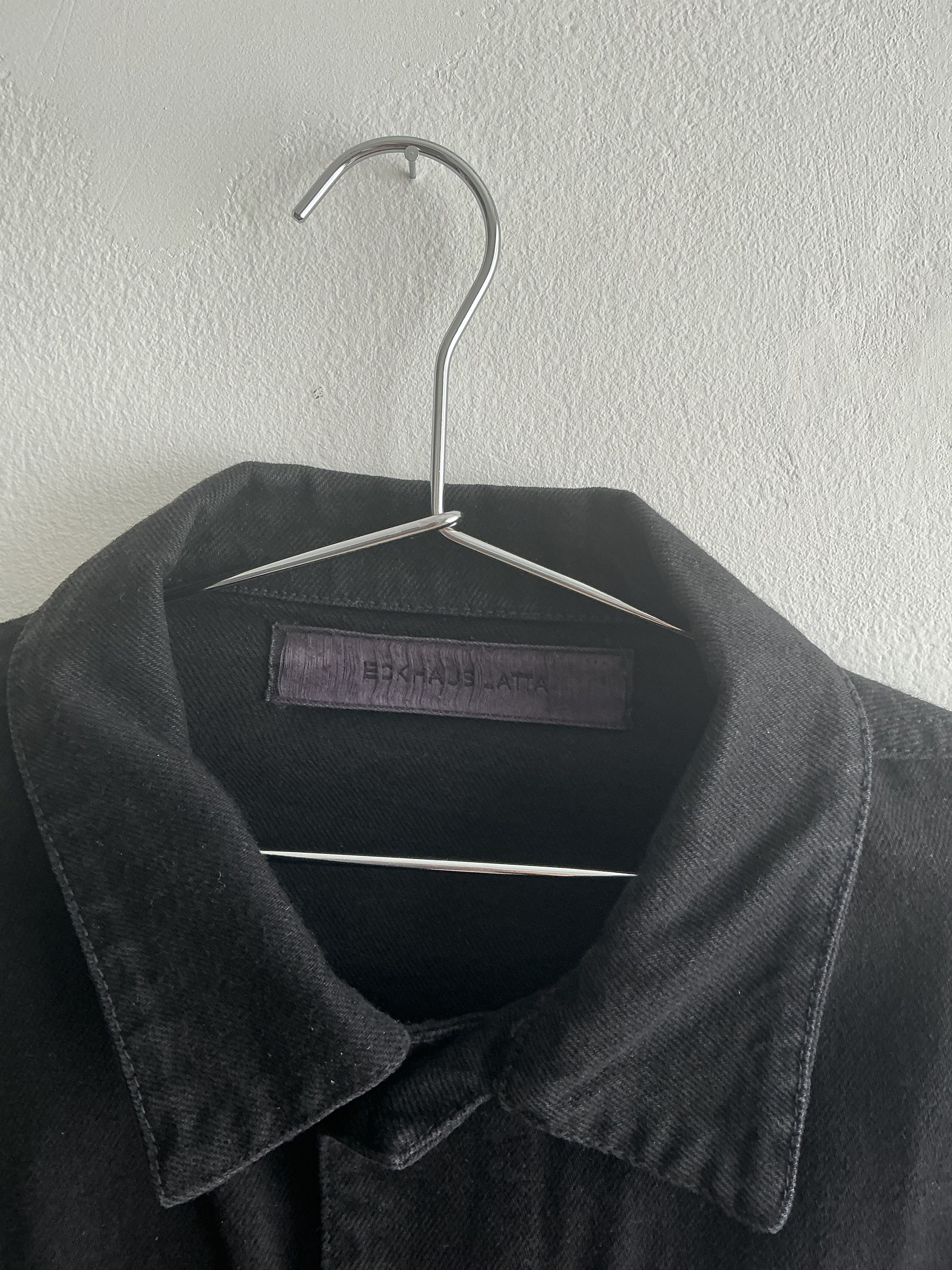 Eckhaus Latta Black Denim Jacket Size US M / EU 48-50 / 2 - 2 Thumbnail
